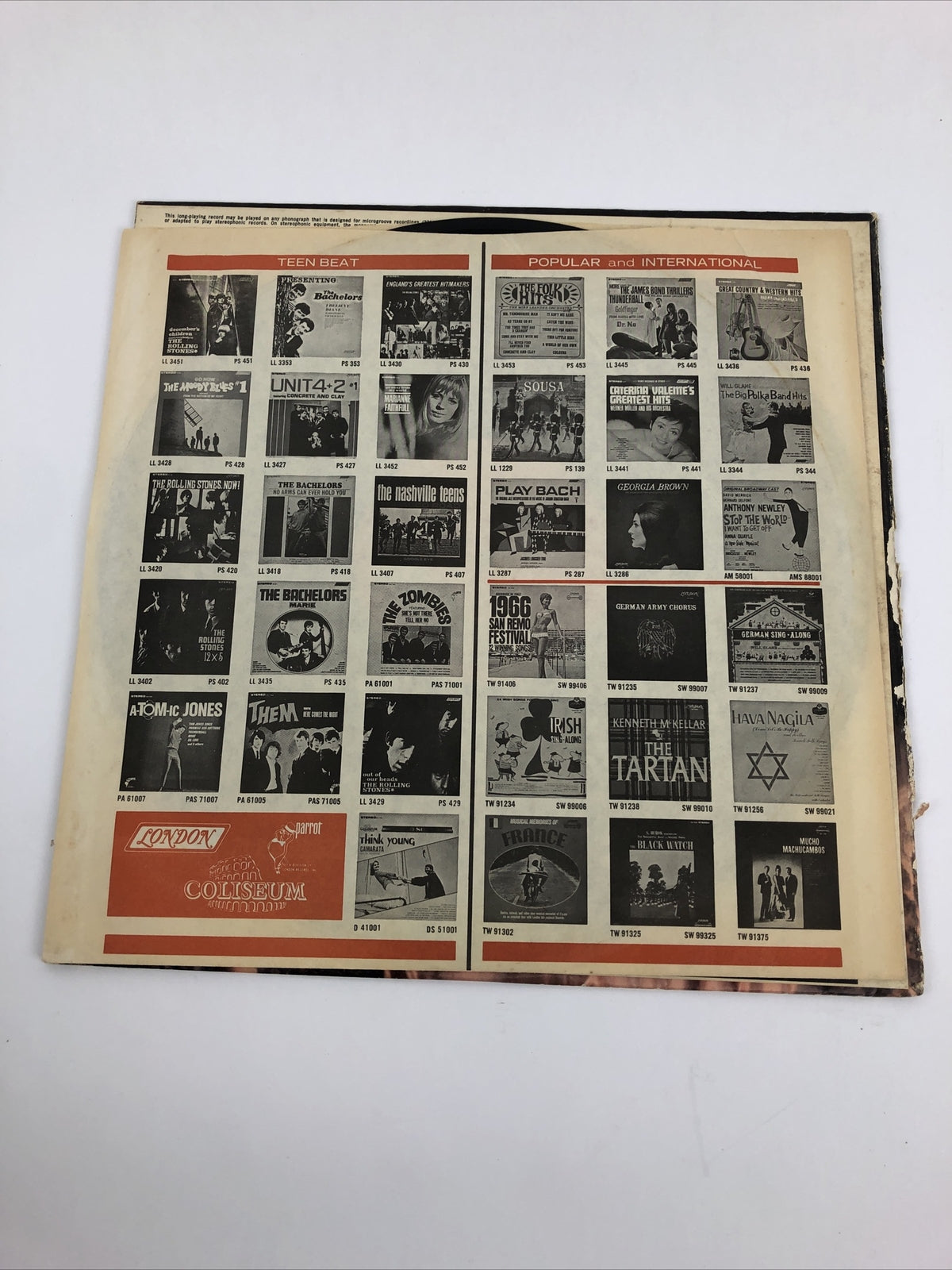 The Rolling Stones AFTERMATH original Mono LL 3476 LP