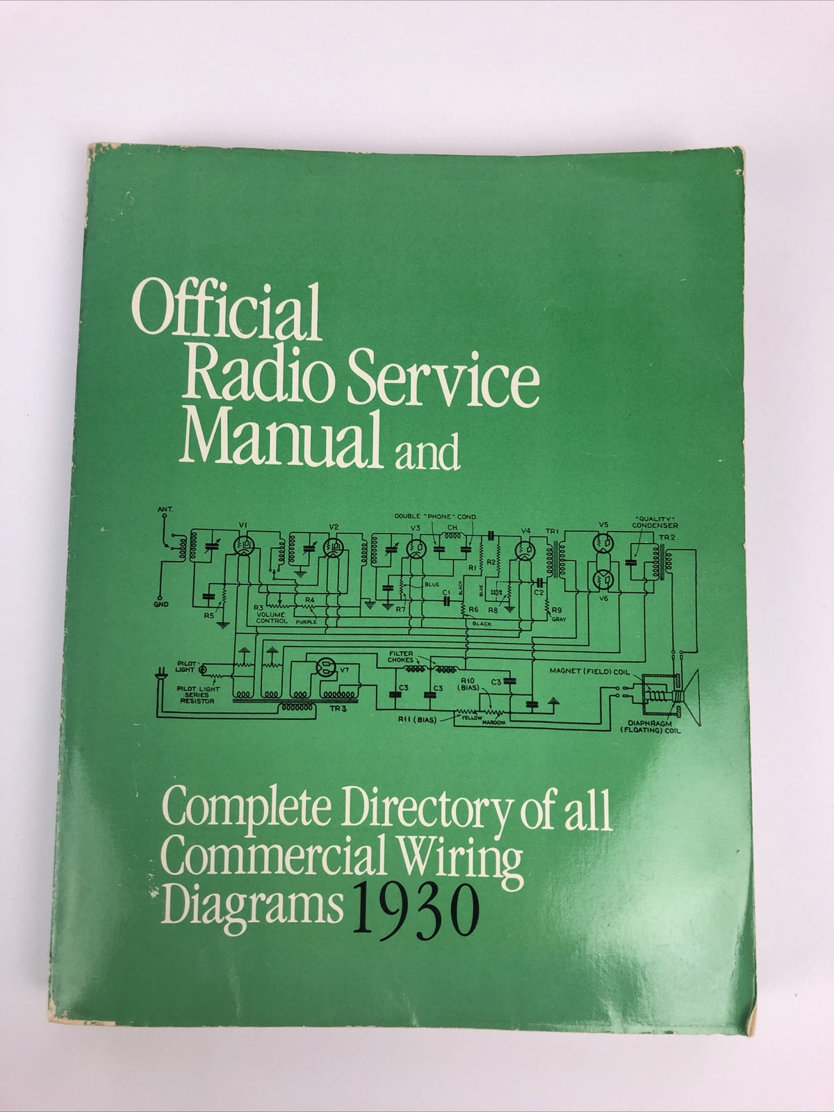 Official Radio Service Manual and Directory Of Commercial Wiring Diagrams *VGC*