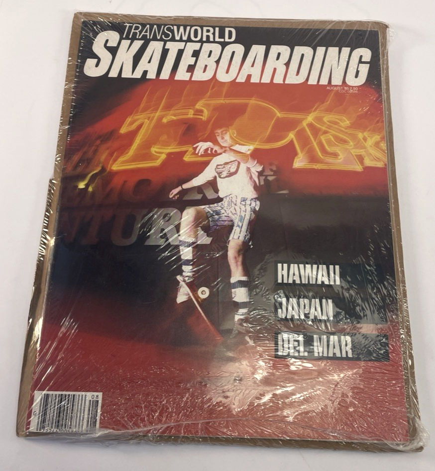 TRANSWORLD SKATEBOARDING MAGAZINE August 1985 Paul Sumnan The Godoys 8/85 aug