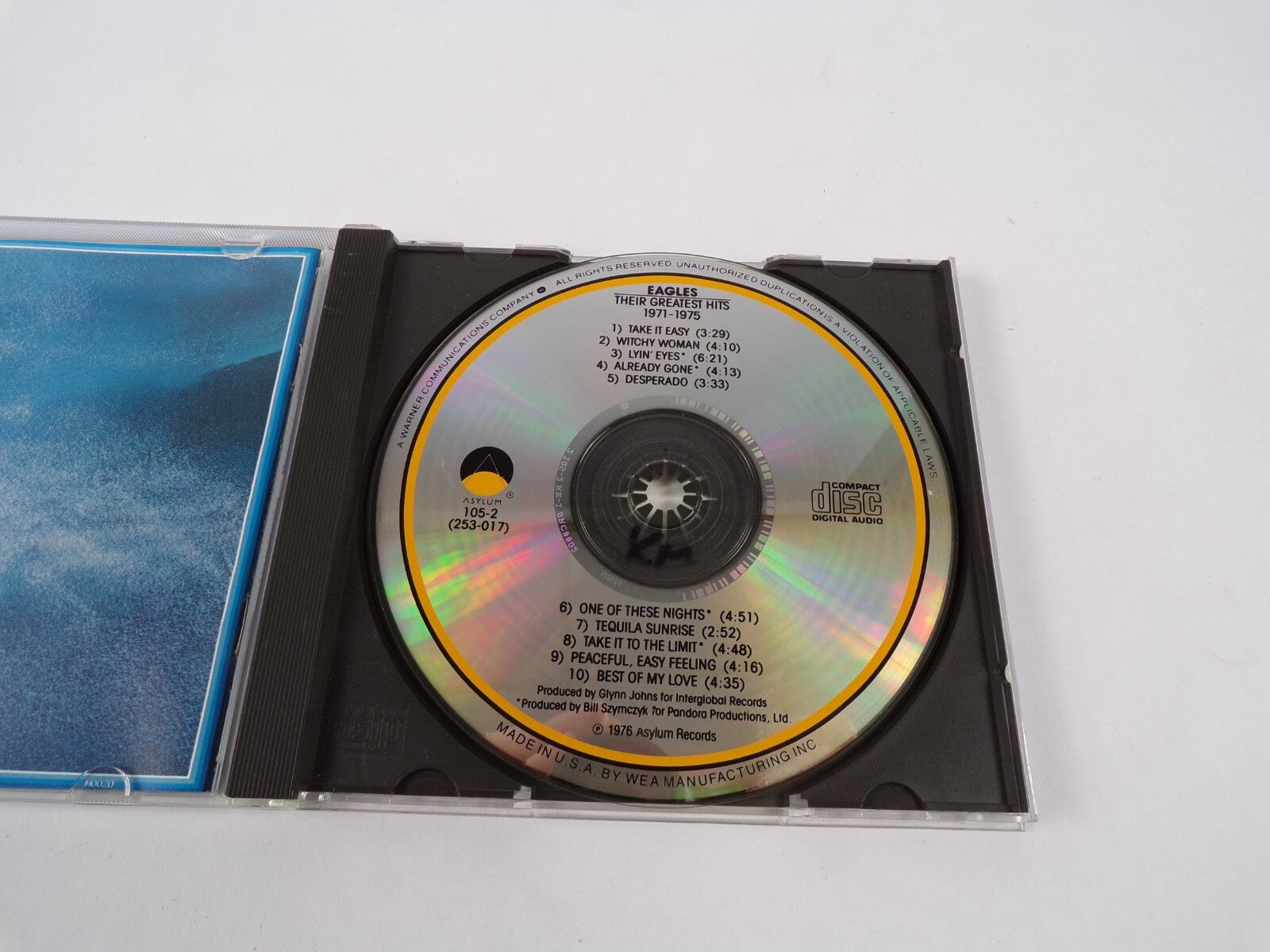 The Eagles Their Greatest Hits Take It Easy Witchy Woman Lyin Eyes Already CD#27