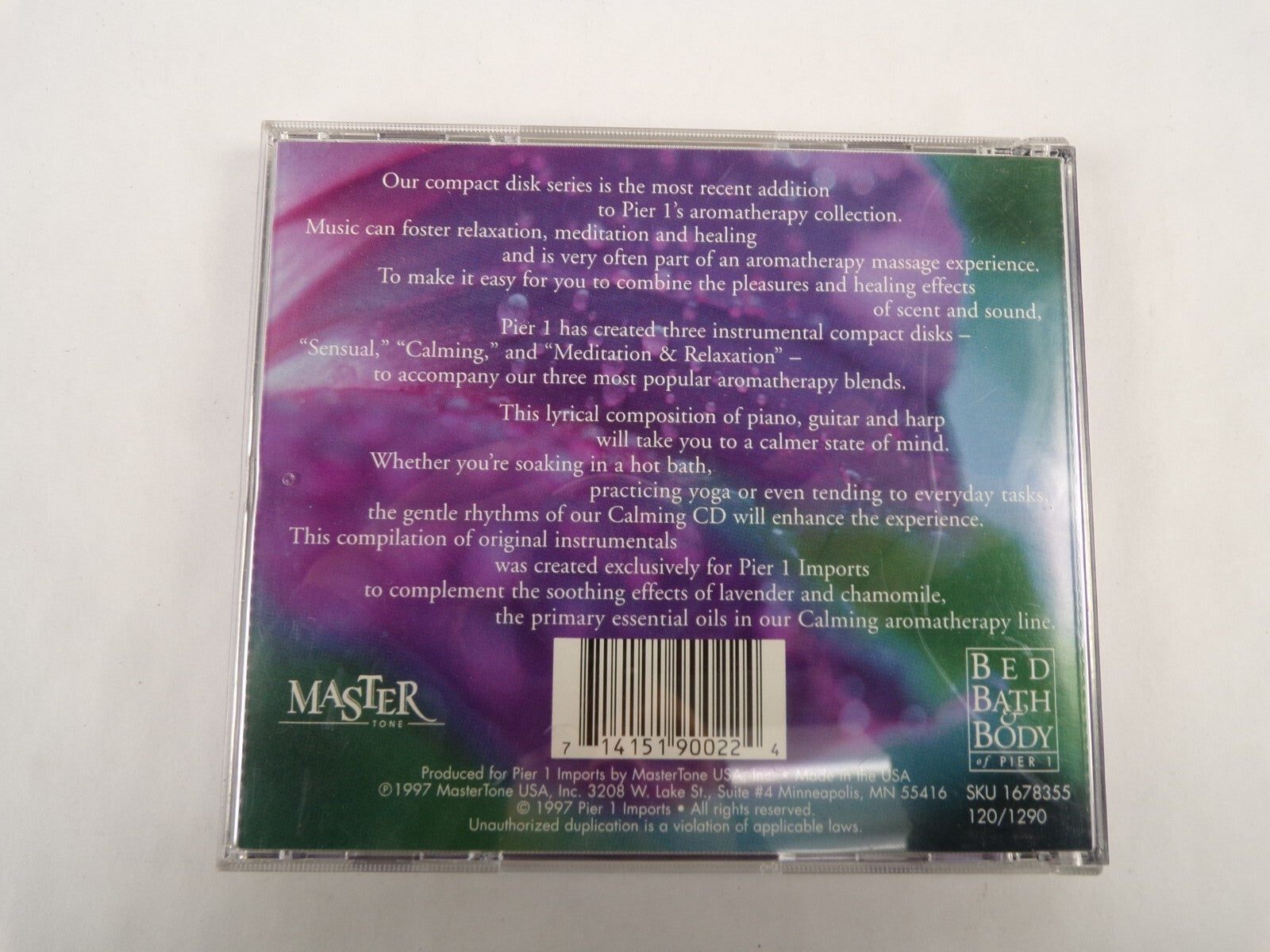 Calming Music For The Mind Body And Spirit Our Compact Disk Series Is CD#54