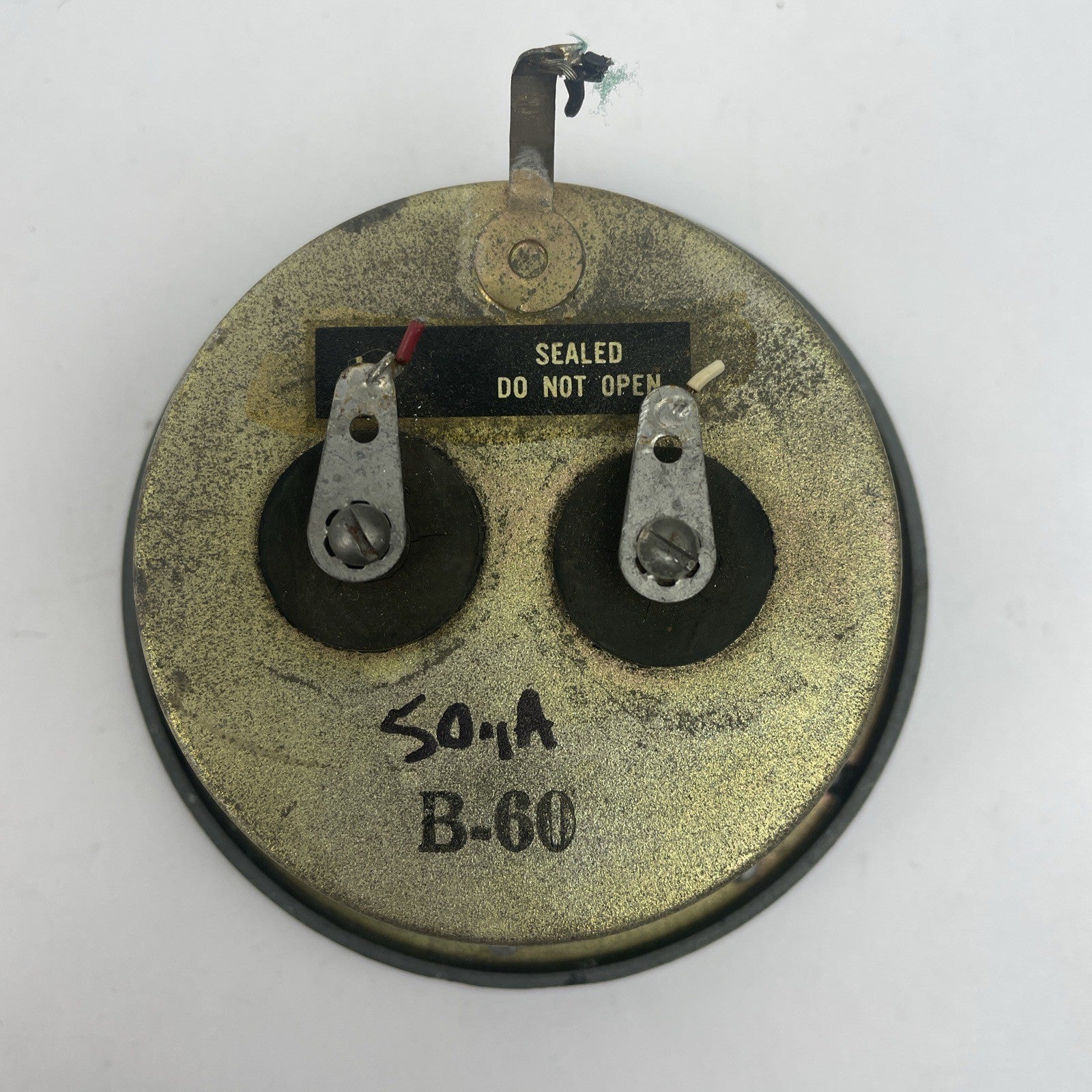 VINTAGE PHAOSTRON Pasadena Ca. USA  FS=50 UADC r/hr Sealed Position Meter