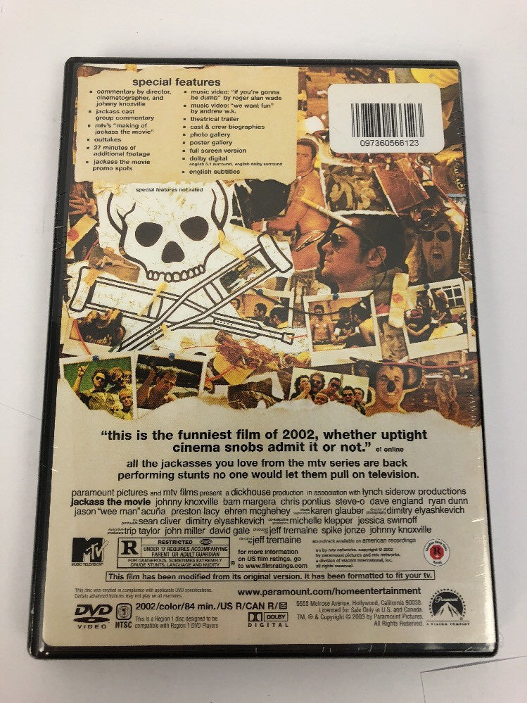 Jackass:  (DVD, 2003, Special Collectors Edition) The Movie- Fast Free Shipping!