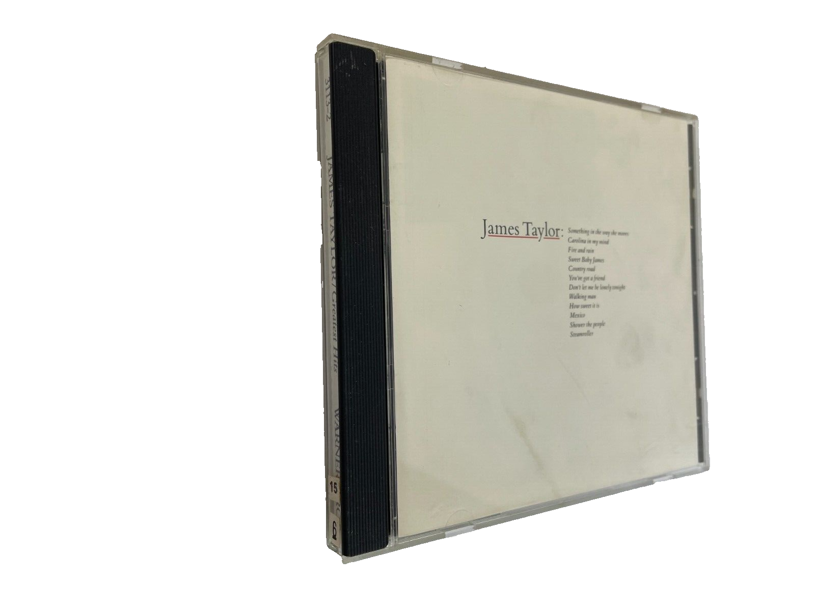 James Taylor vinyl record featuring Something in the Way She Moves Carolina in My Mind and Fire and Rain