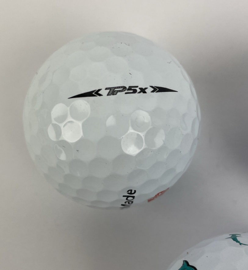 7 Taylormade TP5x Oracle Redbull SHAKA PEACH Bacon And Eggs Palm Shark Golf Ball