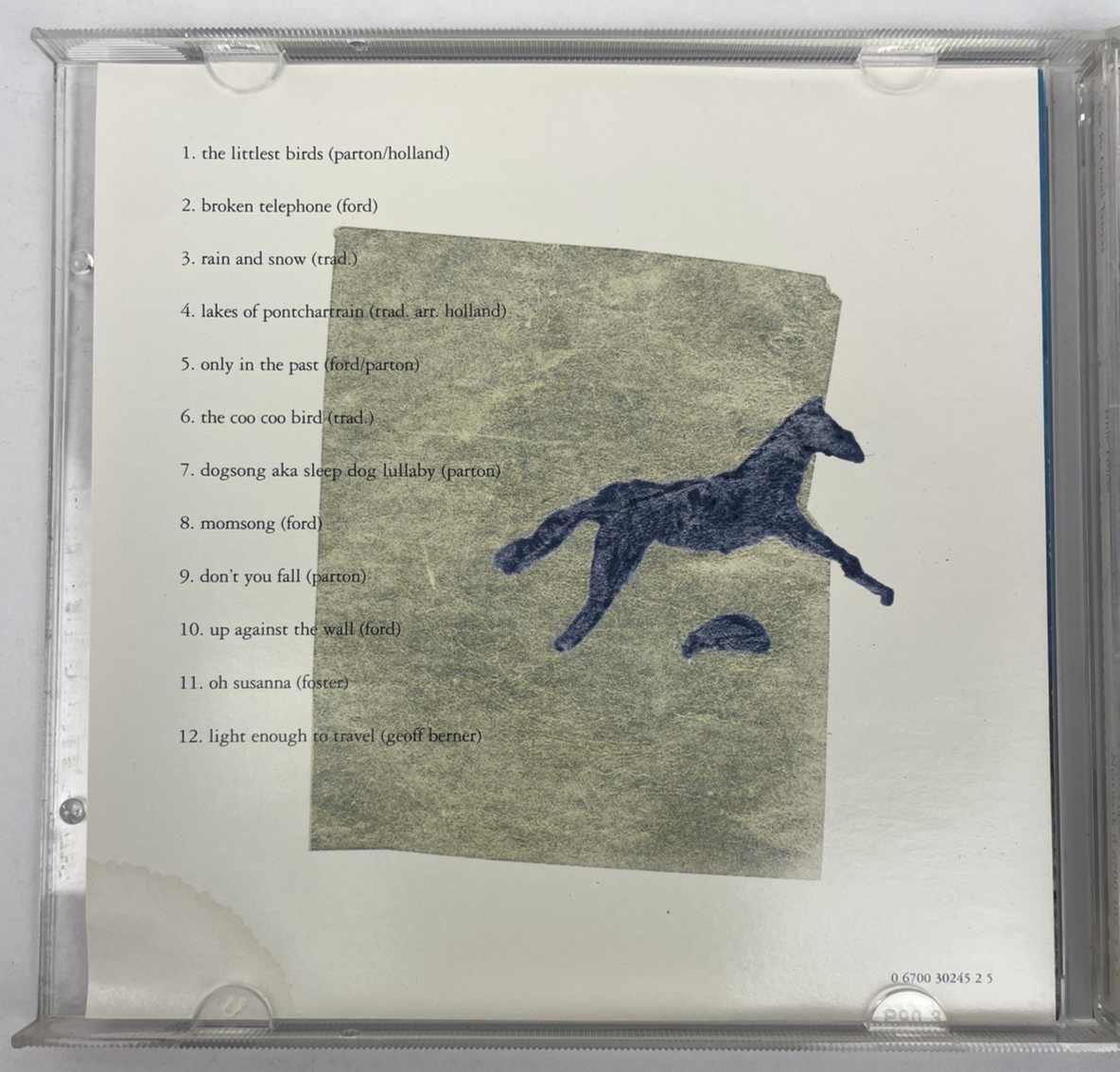The Be Good Tanyas - Blue Horse Digital Audio CD 2001, Nettwerk Records - #2