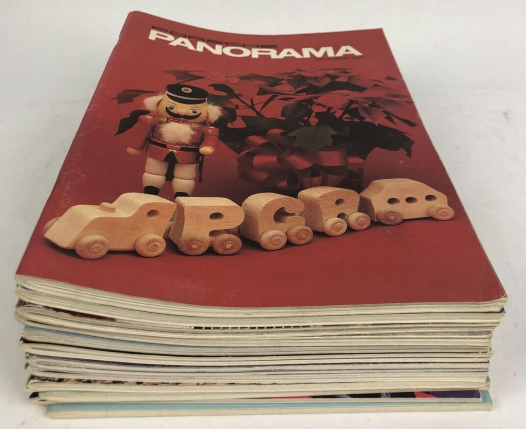 Porsche Panorama Magazine - 1986 Complete Set 30th Anniversary 12 issue -  RARE