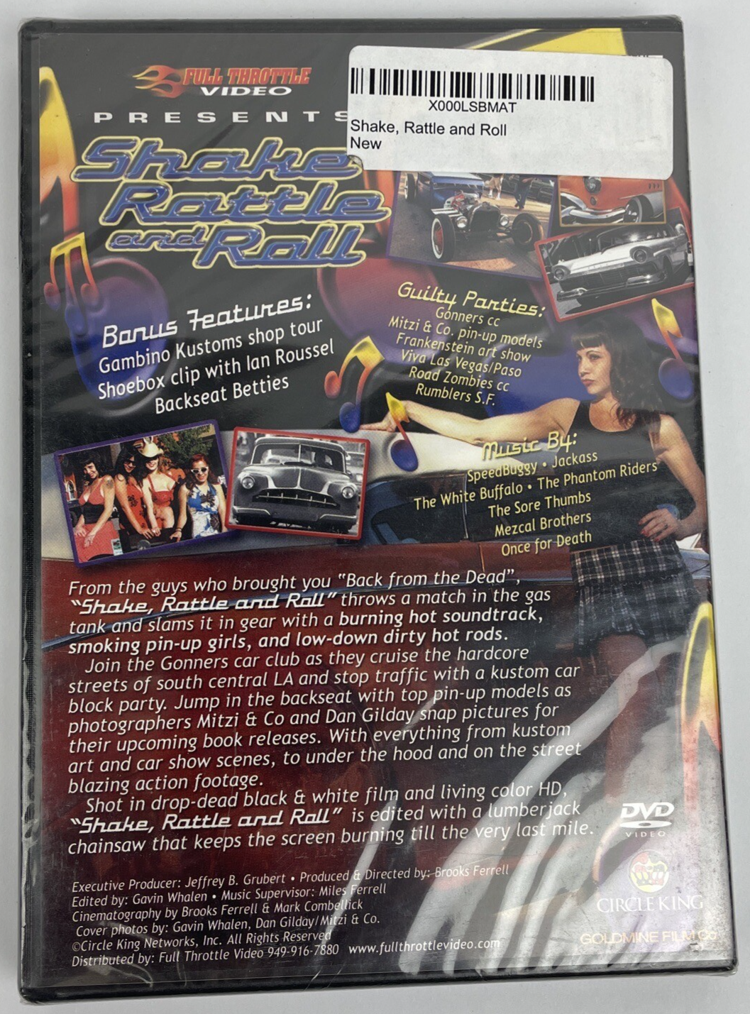 Shake, Rattle & Roll, DVD Video, 2009, New,  Full Throttle Video Kustom Kulture