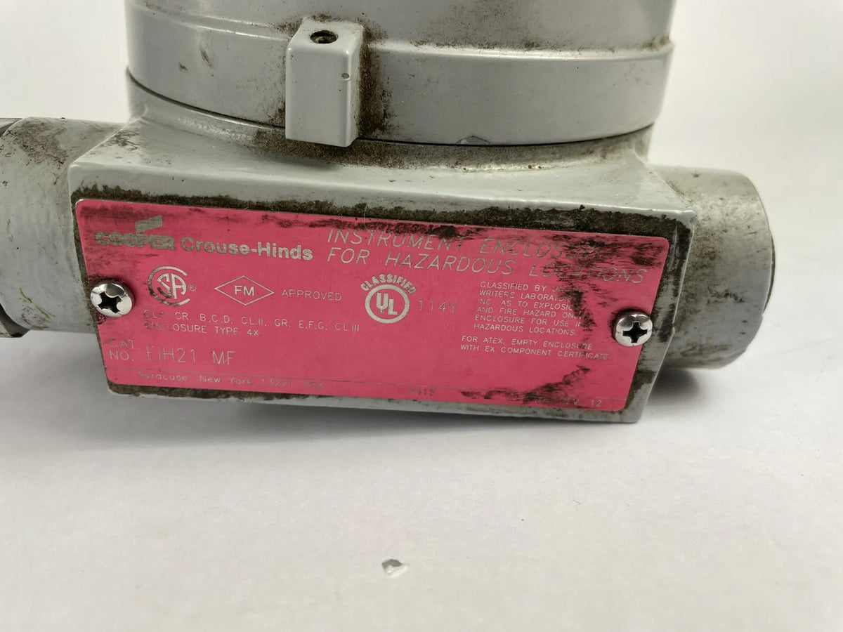 Crouse Hinds EIH-21-MSA  Explosion Proof Switch Enclosure + TUTHILL pump TM04