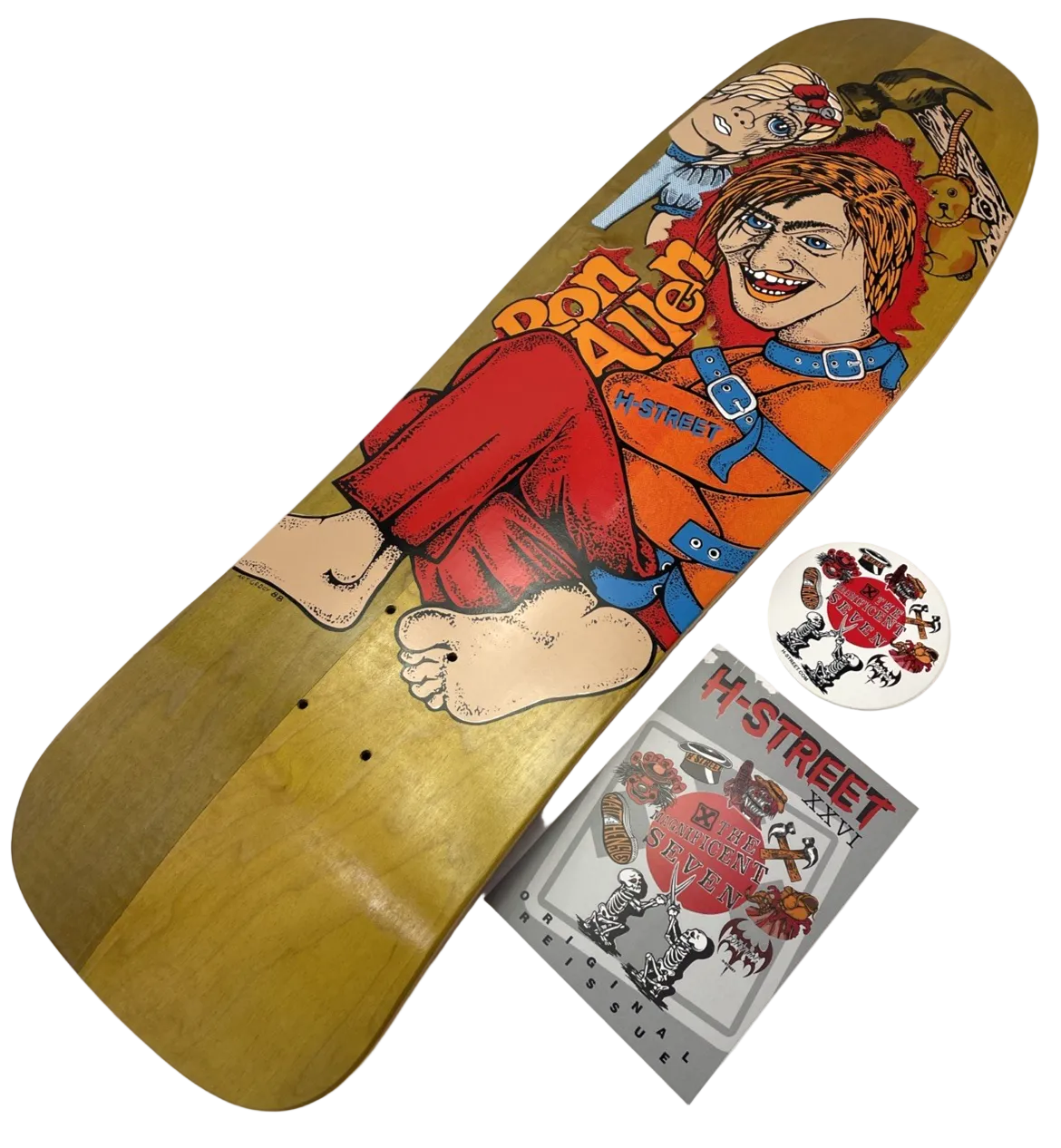 RON ALLEN "INSANE" RE-Issue Deck H-Street Skateboards Watson Laminates 07 / 166