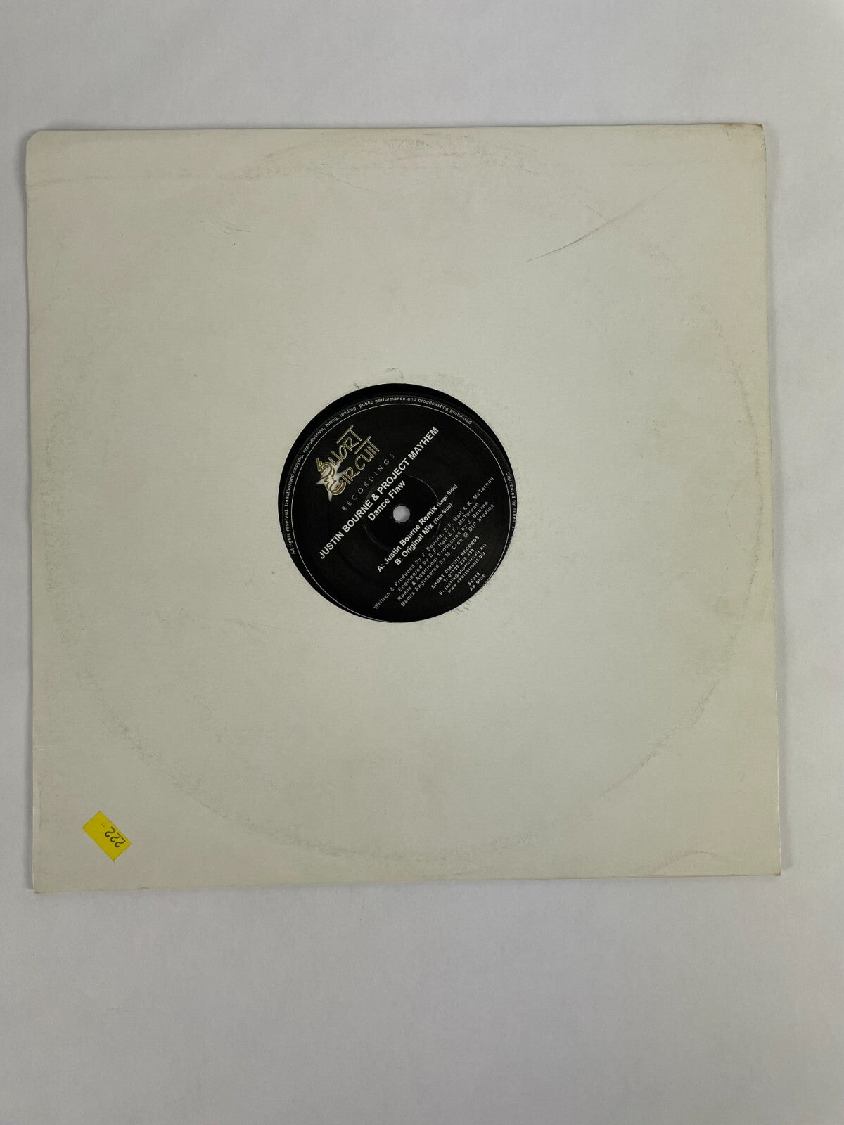 Short Circuit Recordings Vinyl Record
