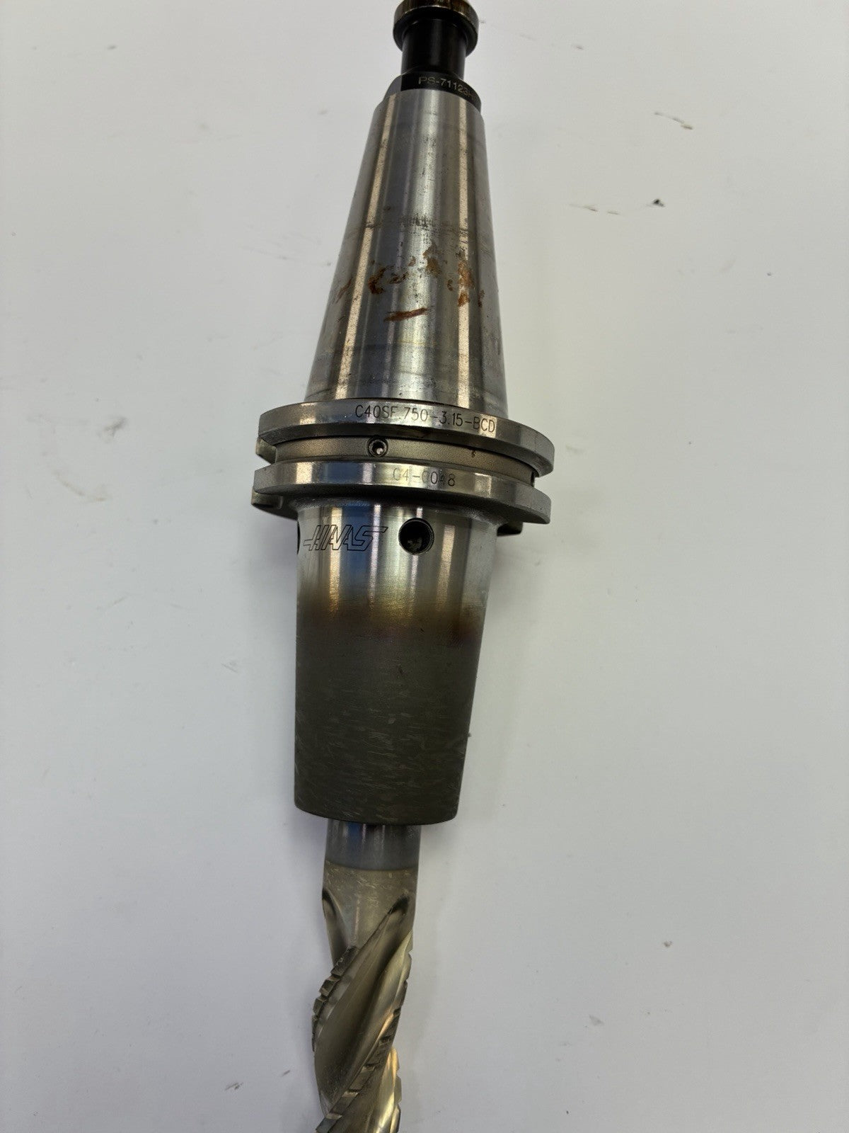 Haas 04-0048 CT40 3/4" Shrink Fit Holder 3.15" TSC 25K w End Mill