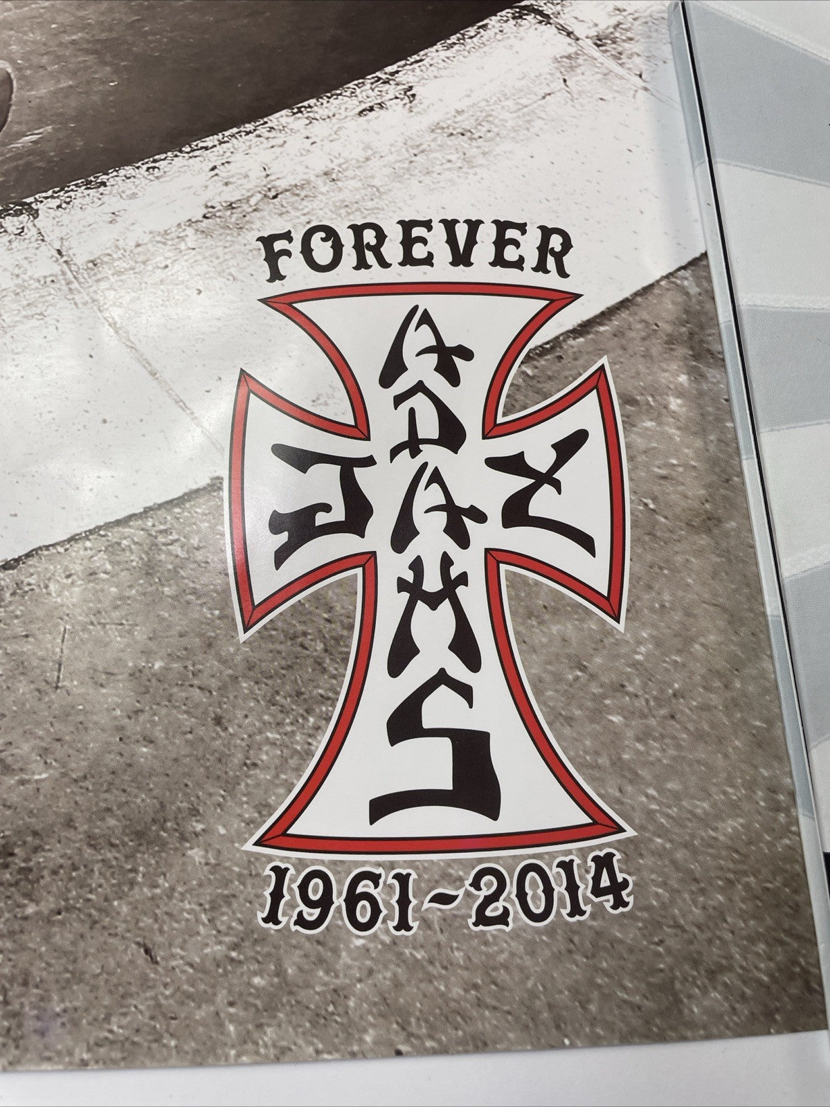 JAY ADAMS Forever 100% Skateboarder 1961-2014 RIP Poster 24" x 36" Osiris Shoes
