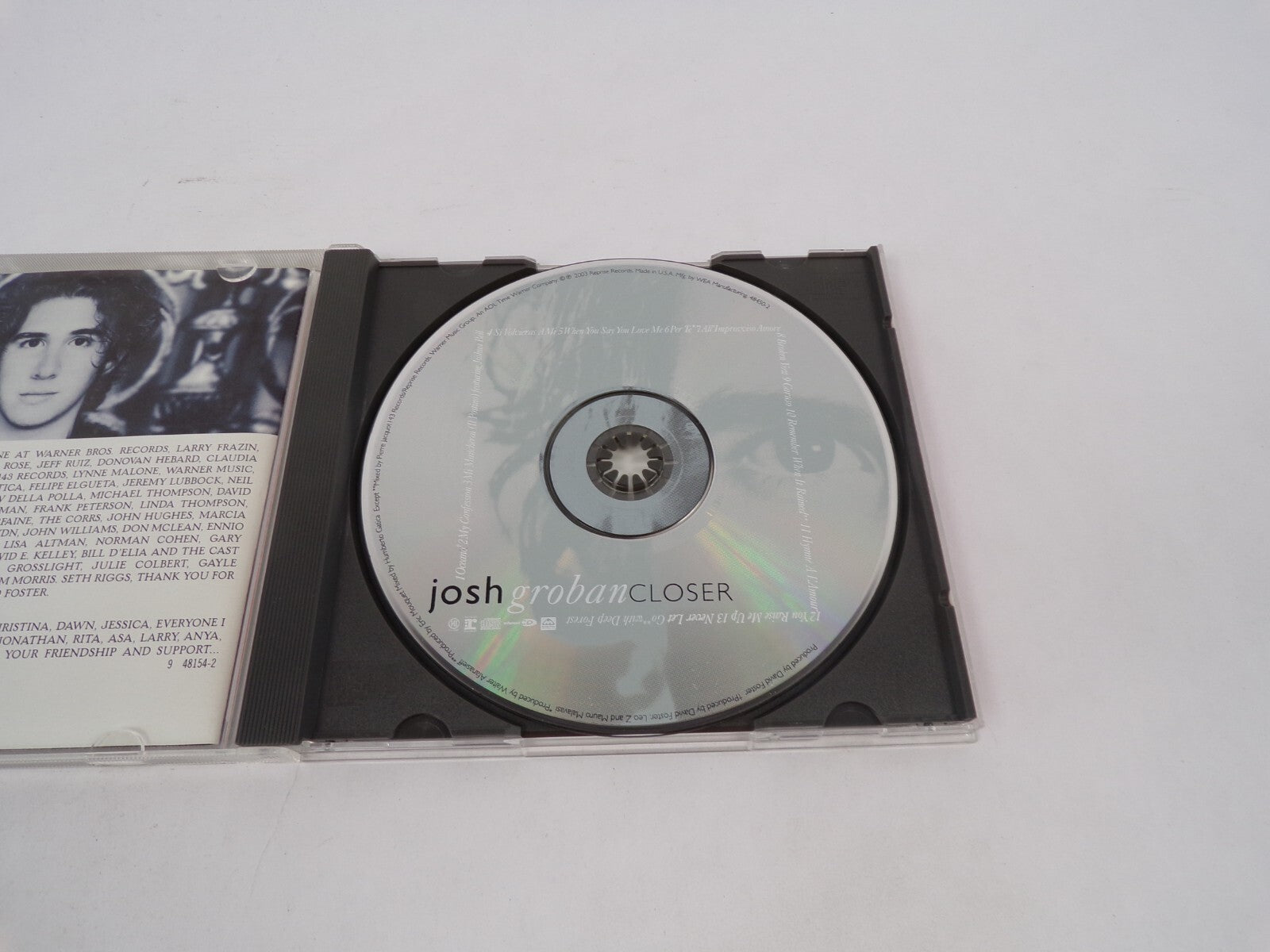 Josh Groban Alla Luce Del Sole Gire Con Me Questa Notte You're Still You CD#69