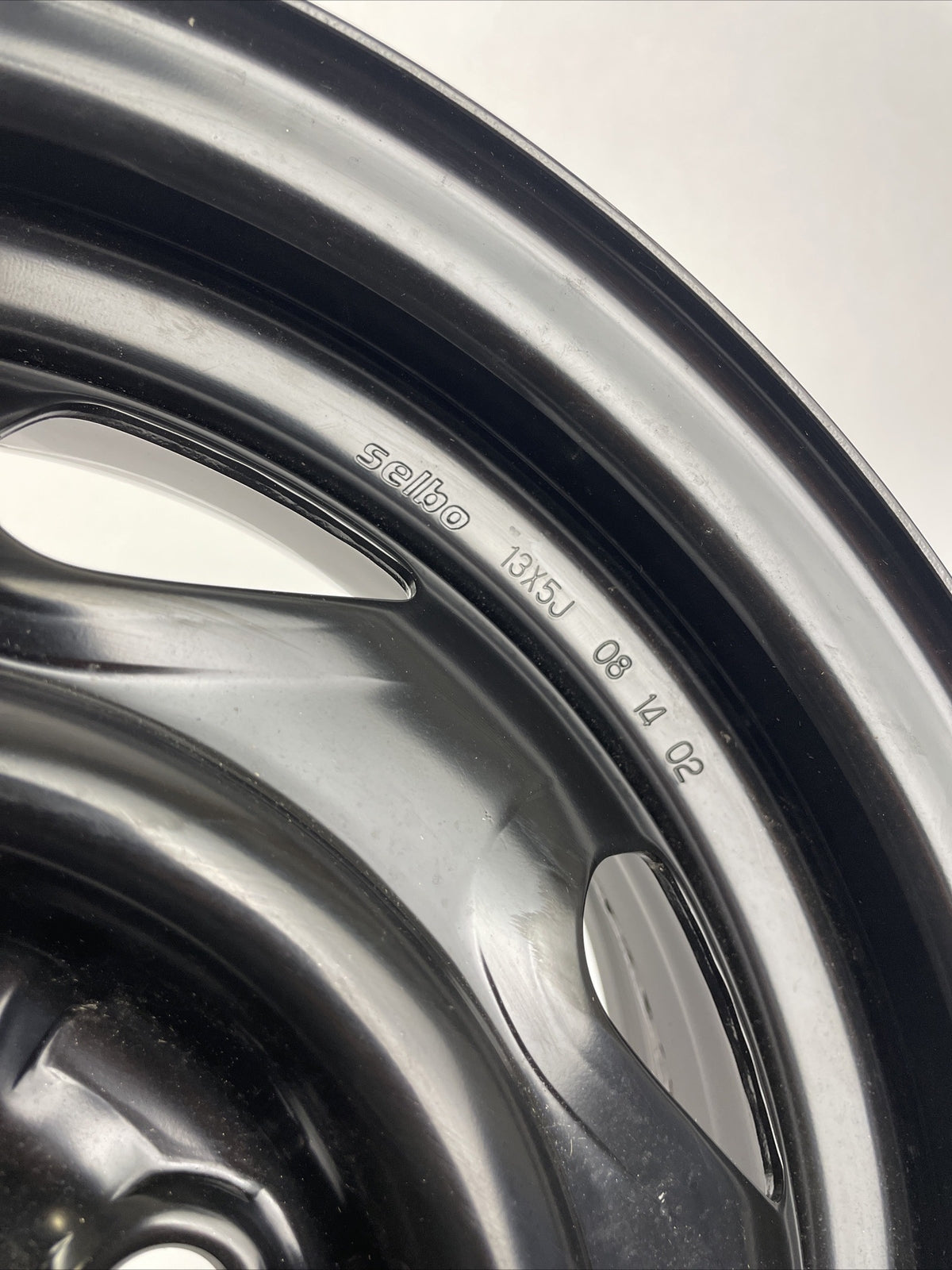 Kia Rio steel wheel rim 13x5J black OEM 2000-2005 Selbo