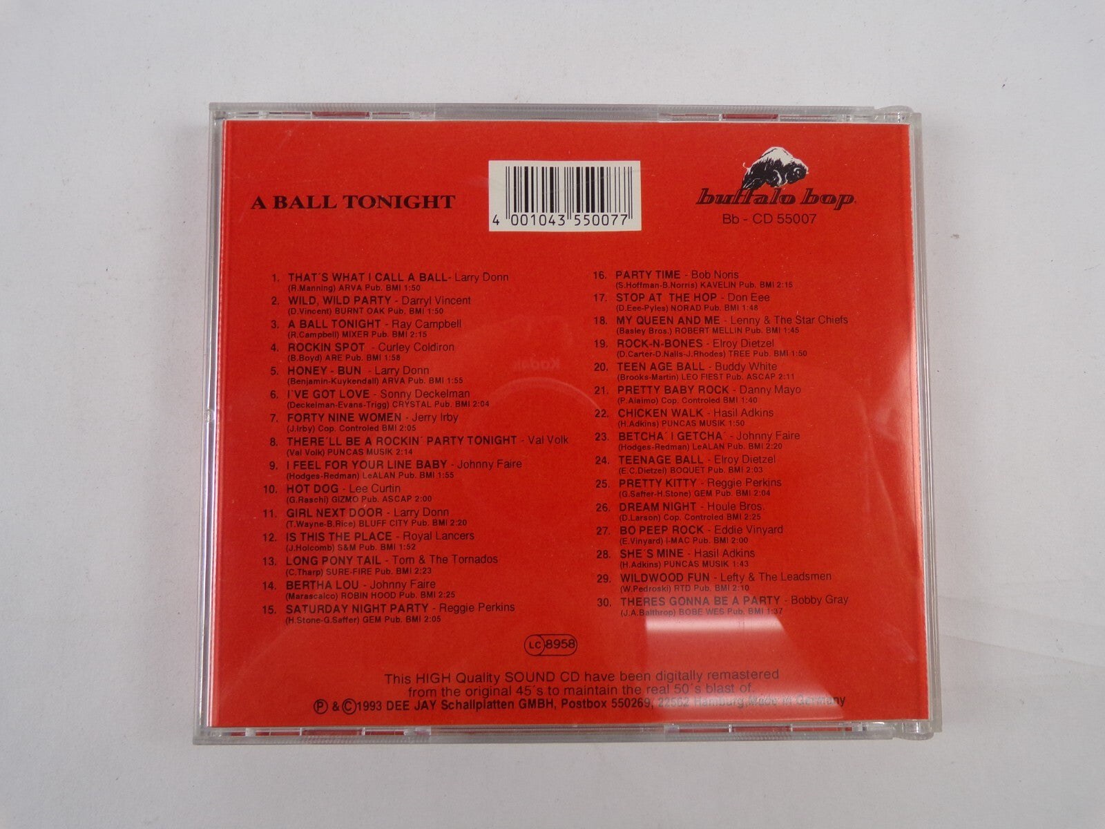 A Ball Tonight Long Pony Tail Buffalo Bop CD #18