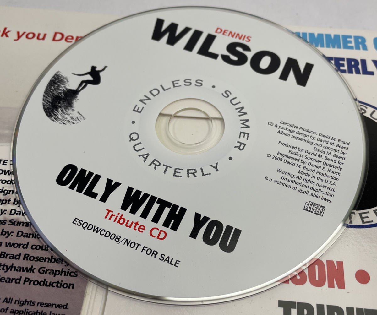 Endless Summer Quarterly Dennis Wilson Only With You Tribute CD ESQDWCD08 - RARE