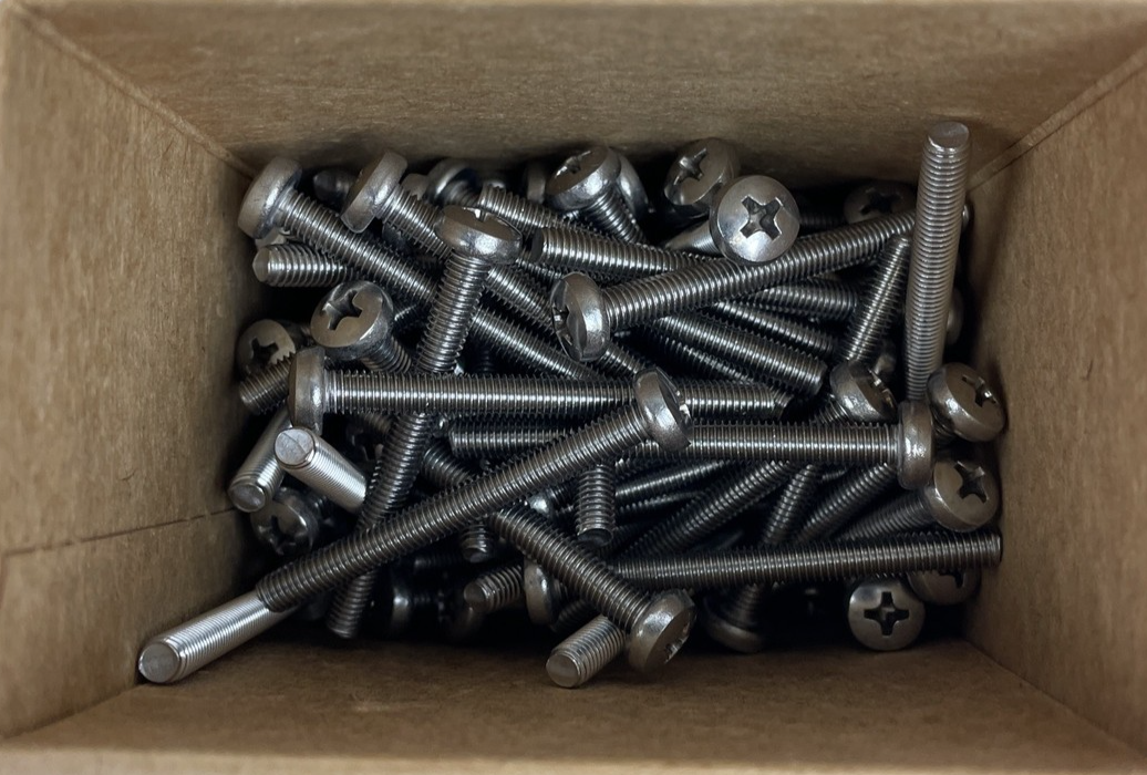 200 x M5 x 50mm DIN 7985A Phillips Pan Machine Screws A2 Stainless Steel