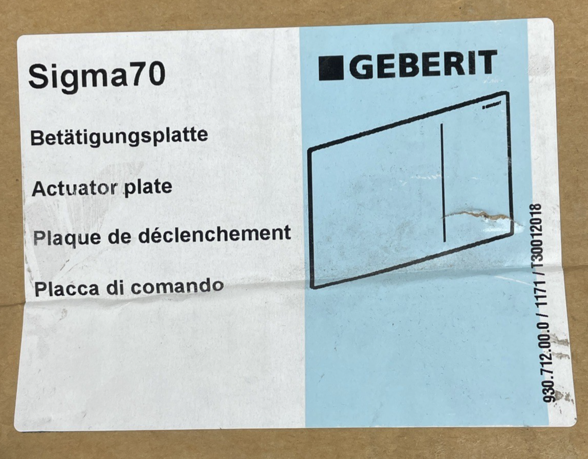 OEM Geberit 115.620.SJ.1  Actuator Plate Sigma 70 Dual SIGMA70 NOS