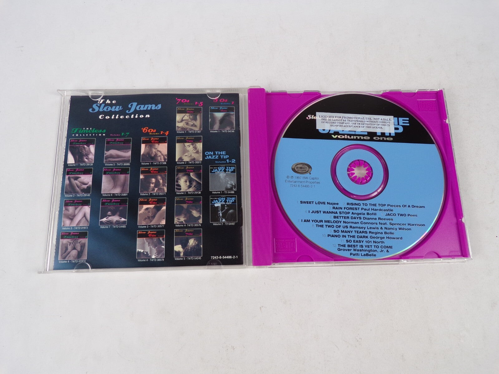 Slow Jams On The Jazz Tip Volume One Better Days I Am Your Melody So Many CD#55