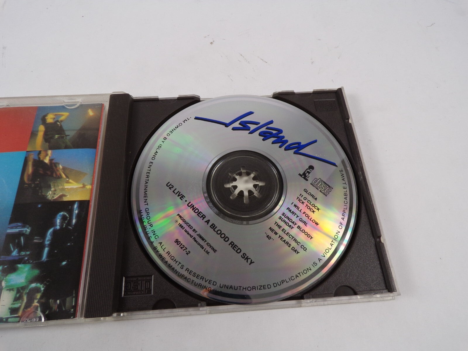 U2 Live Under A Blood Red Sky Gloria I Will Follow New Years Day CD#61