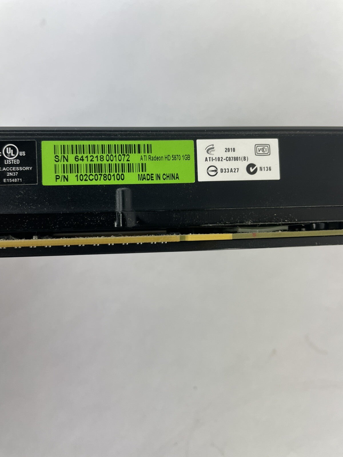 ATI RADEON HD 5870 1GB VIDEO CARD - Mac Pro A1186 2008, A1289 2009 to 2012