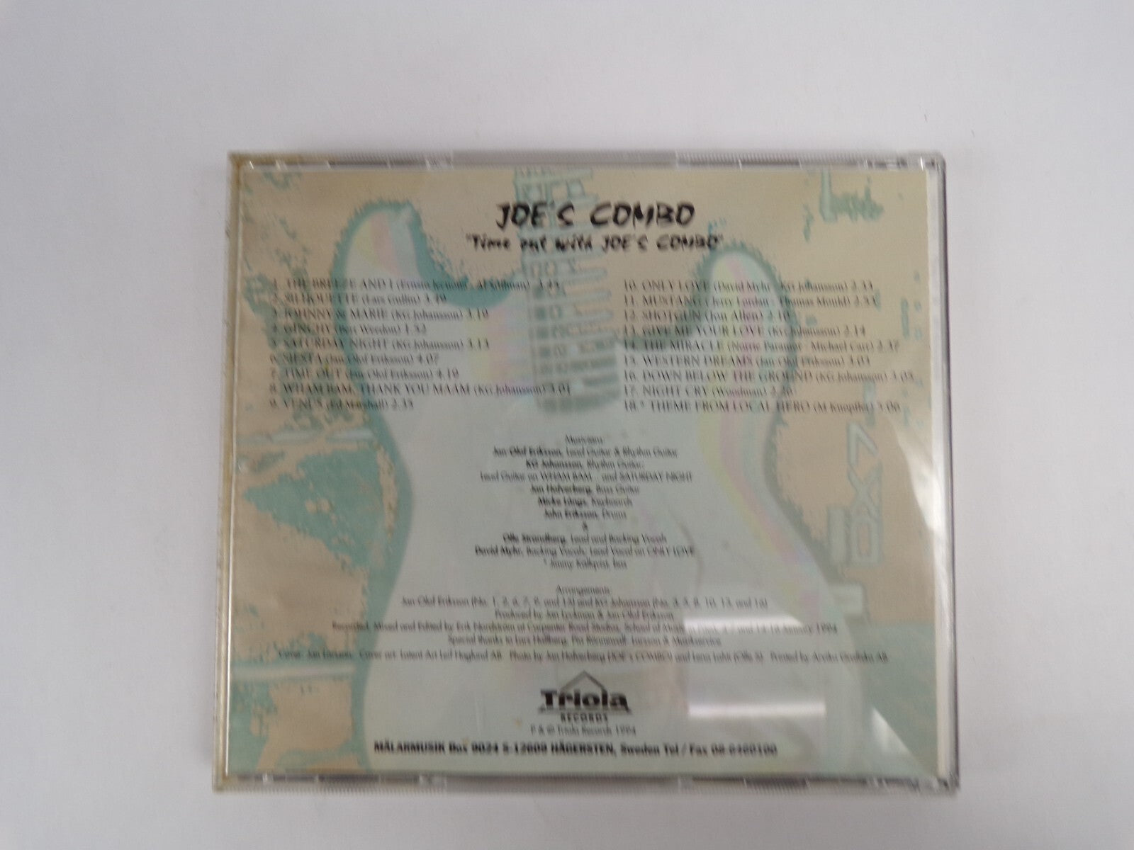 Time Out With Joe's Combo CD #14