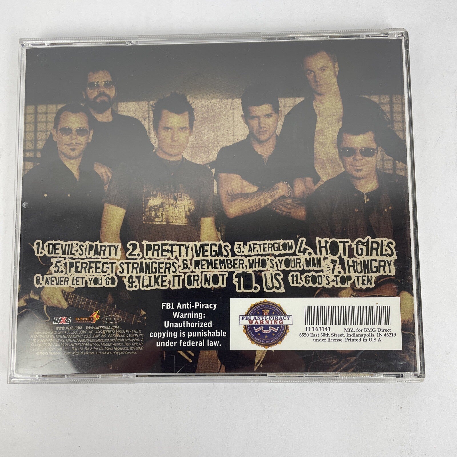INXS - Switch - Digital Audio CD - 2005 Sony BMG Music - HI