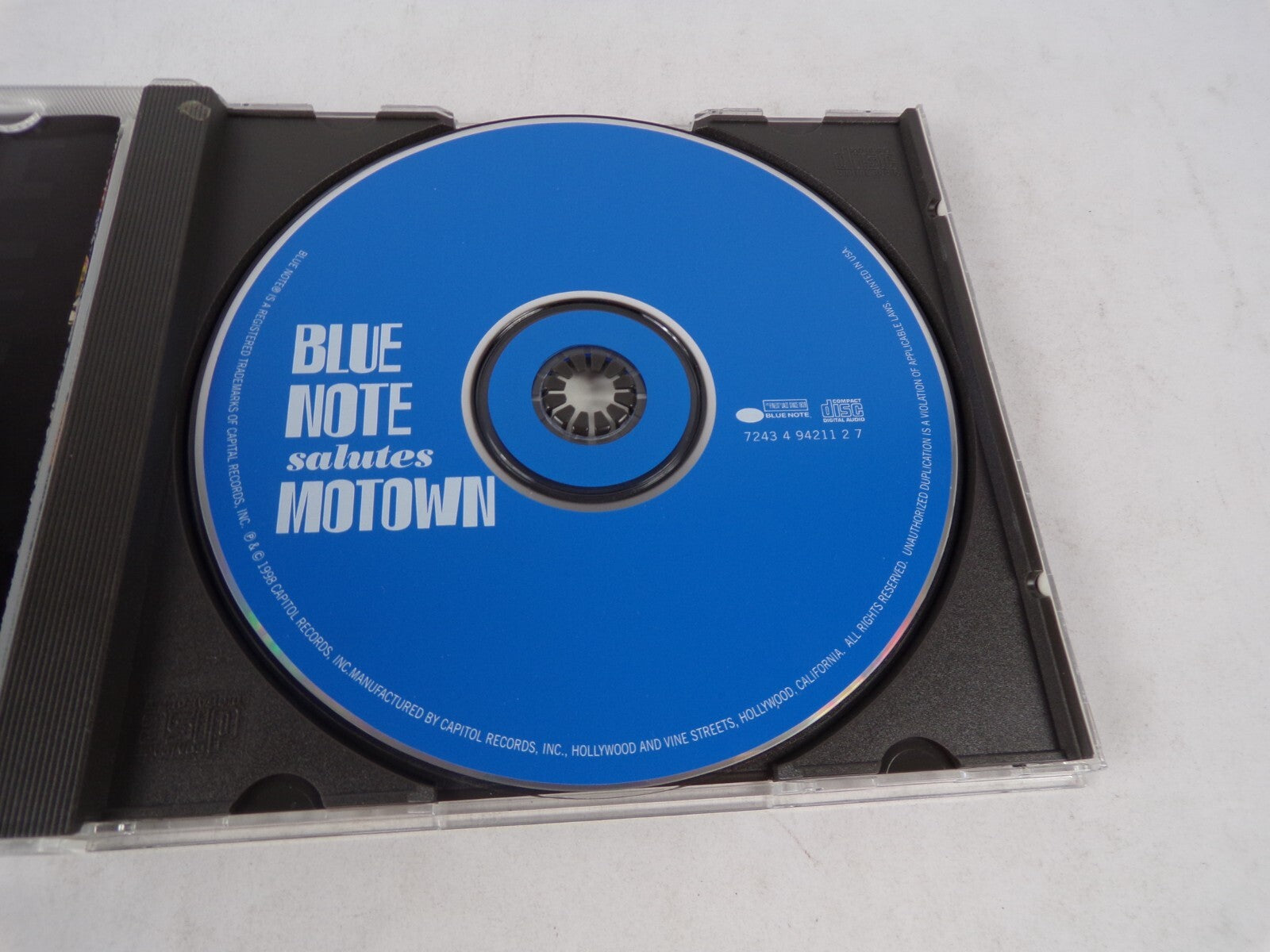 Blue Note Salutes Motown I'll Be There Tracks Of My Tears Ain't Nothin' LikCD#15
