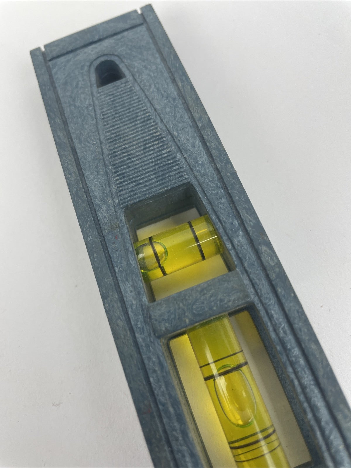 Vintage Stanley Tools USA 42-294 Plastic Torpedo Level. Blue VGC