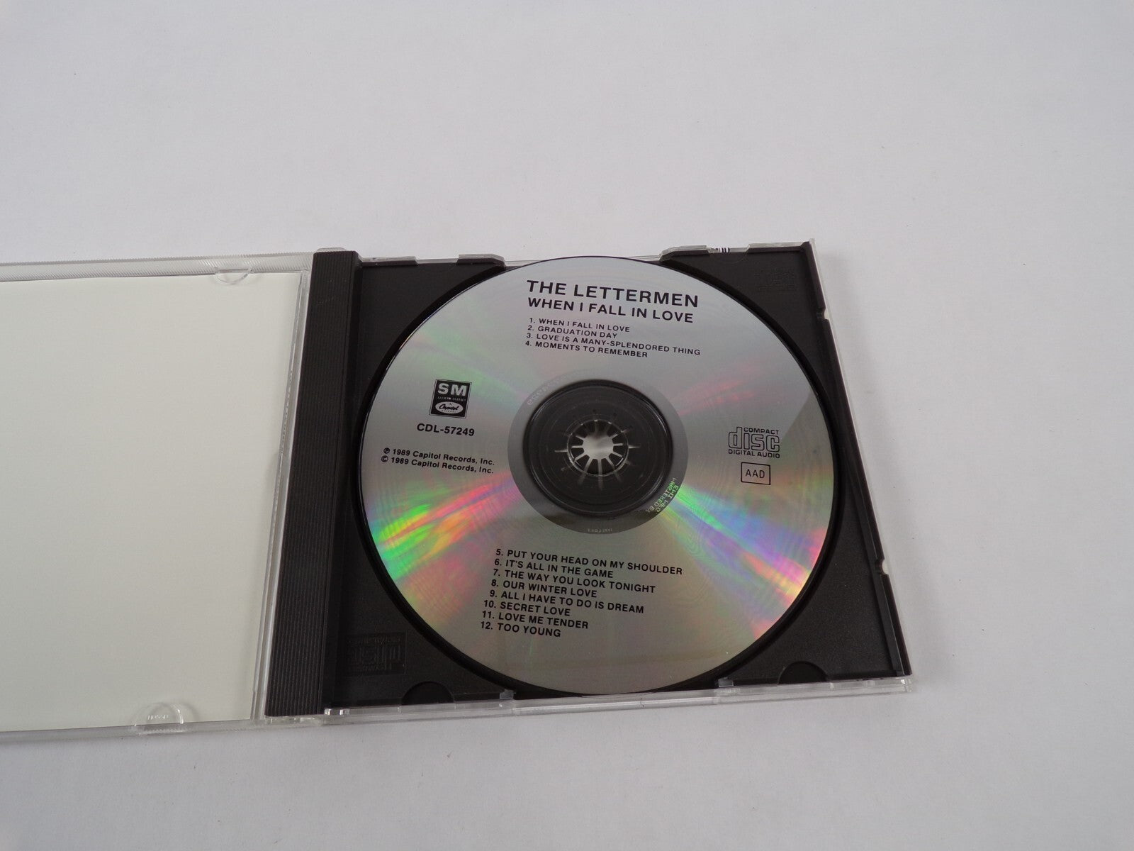 The Letterman When I Fall In Love All Time Favorite Love Songs Graduation CD#59