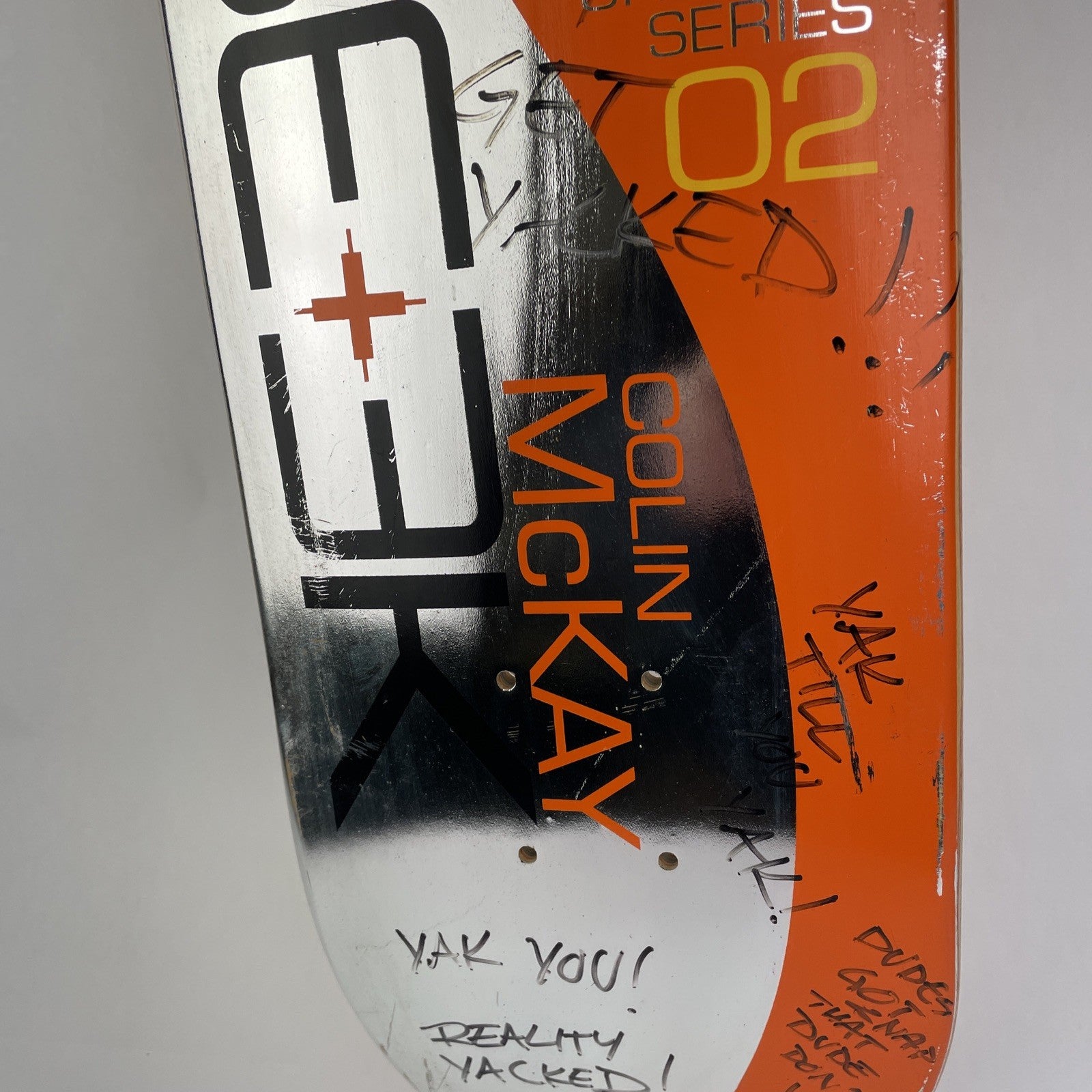SEEK Skateboards Colin McKay "Foil Shelter Series"  Skateboard Deck Autographed