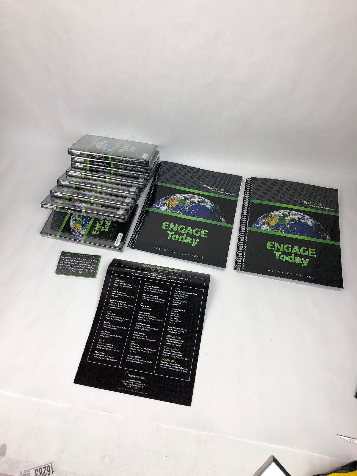 The Virtual Experience Simple Wealth ENGAGE TODAY 8 DVD Set Course Pack FSTSHP 