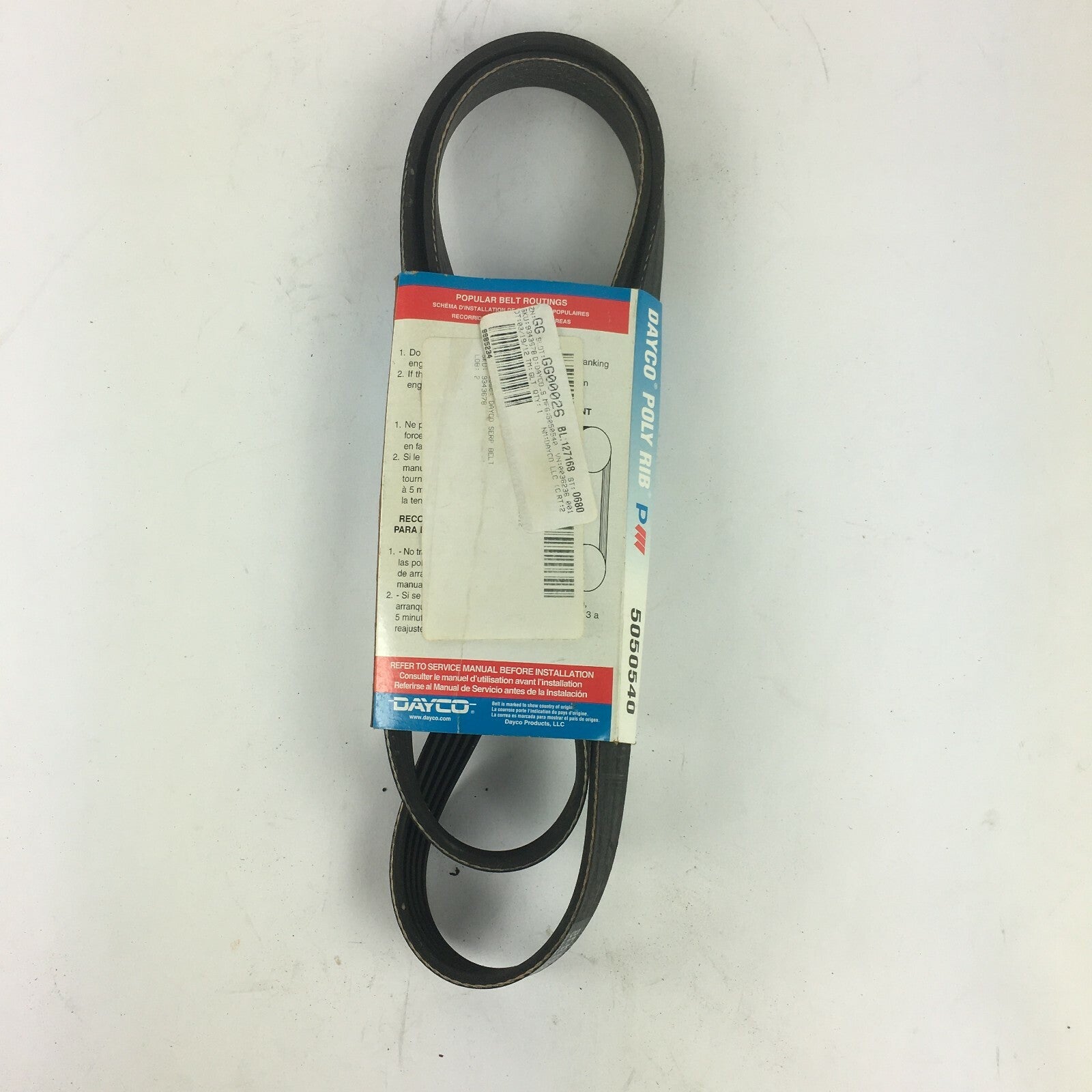 Genuine Dayco Poly Rib Automotive Tensioner Belt 5050540-5PK1370 A5