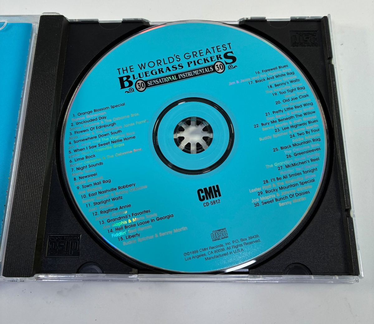 Various Artists The World's Greatest Bluegrass Pickers CMH CD 1999