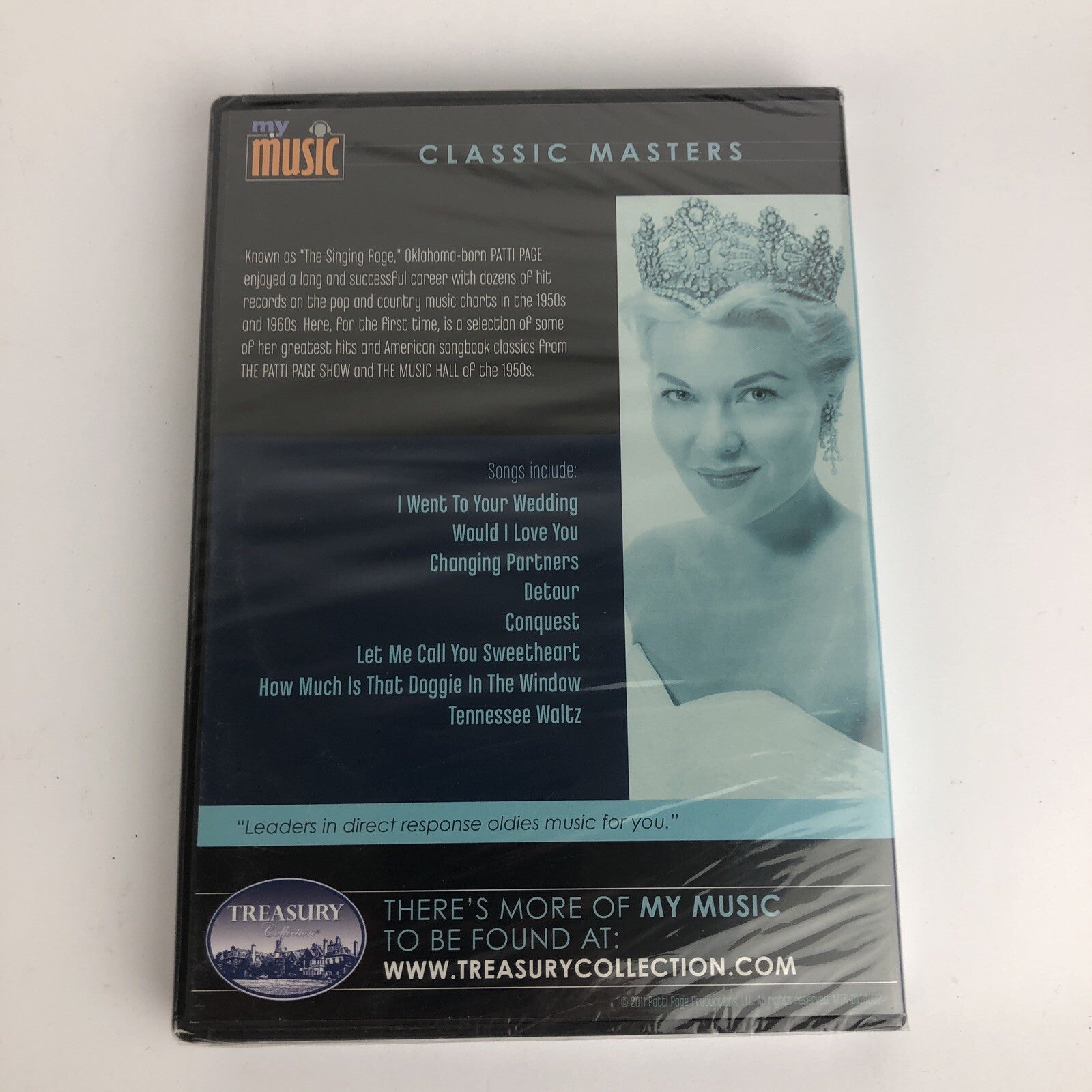 My Music Classic Masters (DVD) Moments to Remember Patti Page - New Sealed LOOK