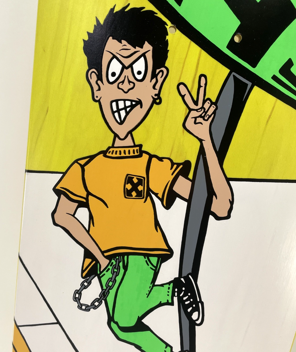 Matt Hensley H-Street Skateboards A Series Vista Pole Street Swinger Signed #30