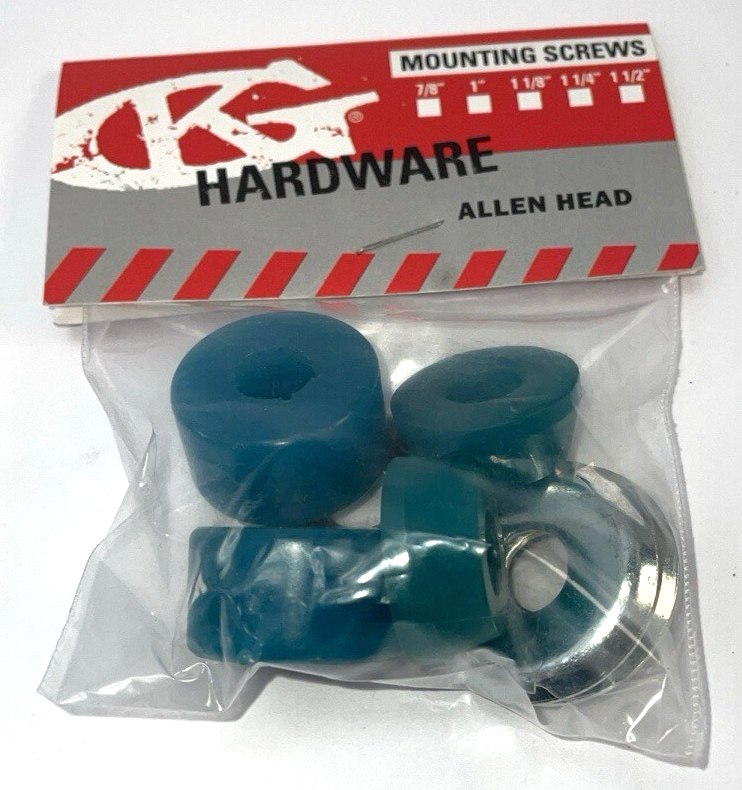 Grind King Truck Bushings Standard Conical Cushions Medium 87a w Washers Blue
