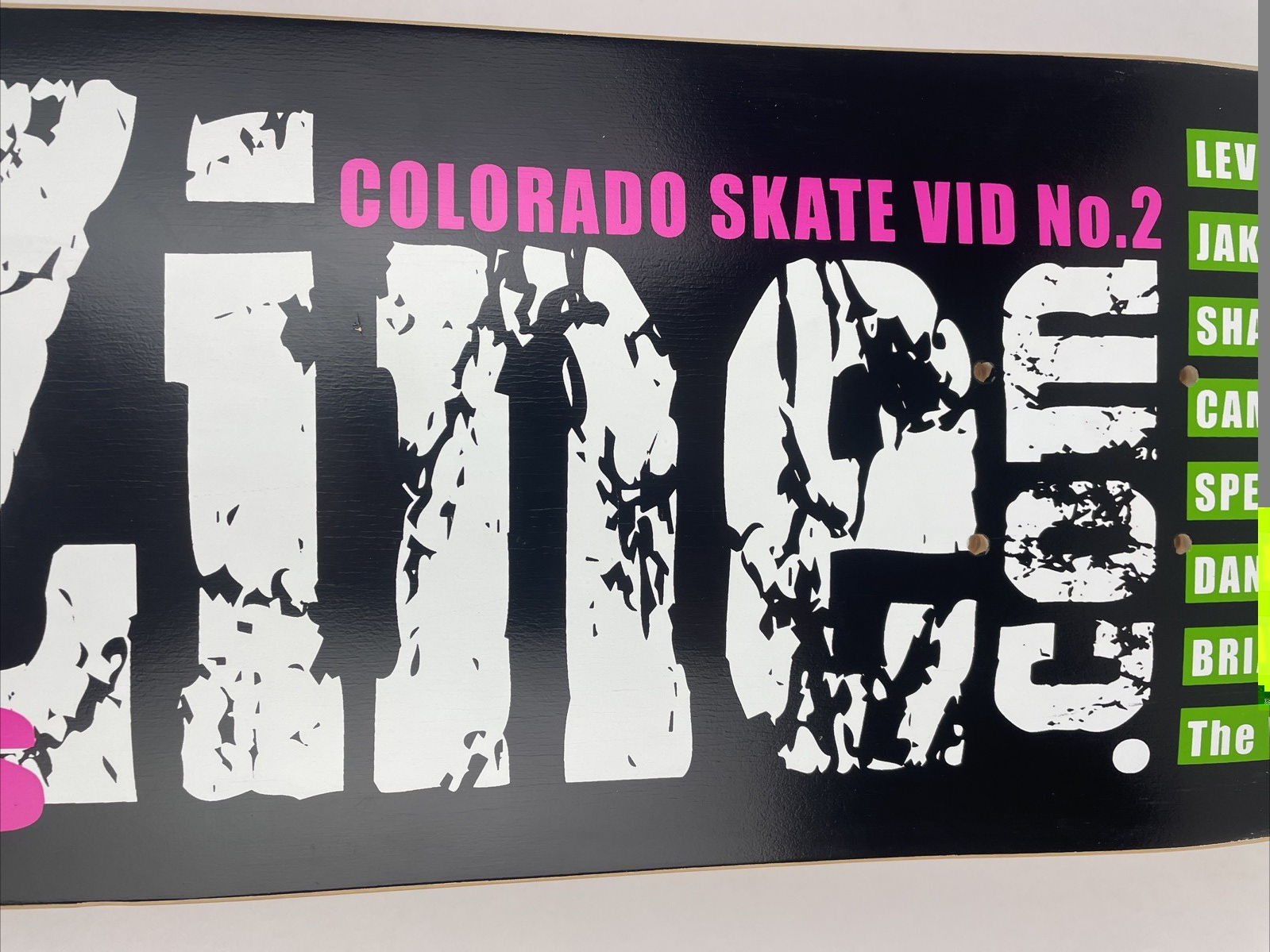 Colorado Skateboarding Fozine Skate Video #2 Skateboard Deck " Its Like This "