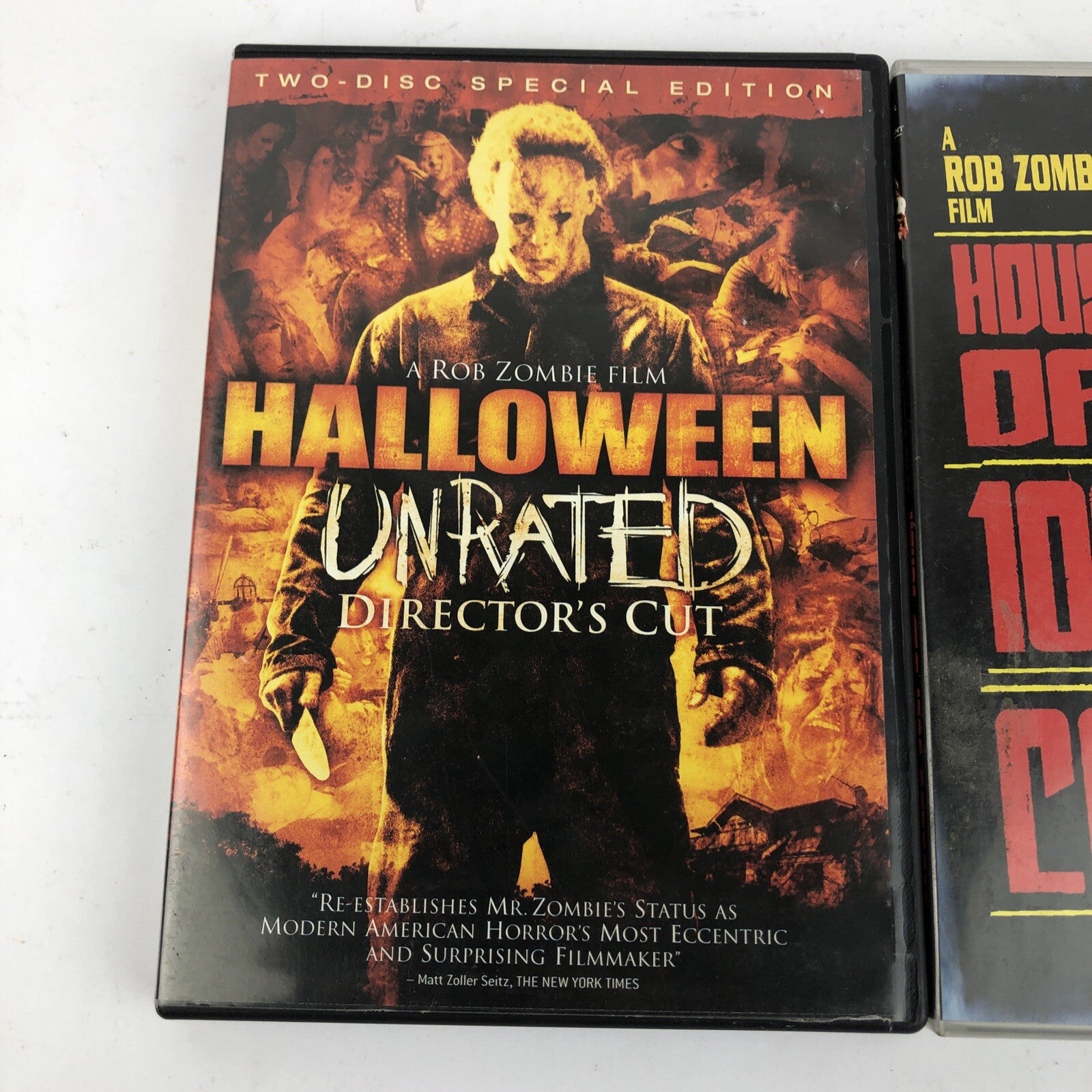 2 x Rob Zombie DVD Movie Collection. Halloween,  House of 1000 Corpses * VGC *