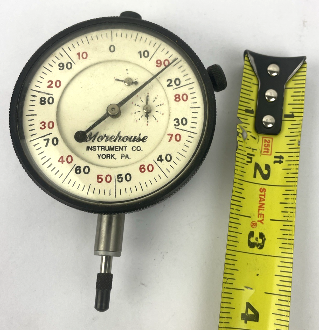 Vintage OEM Morehouse Instrument Company Dial Indicator - RARE FIND