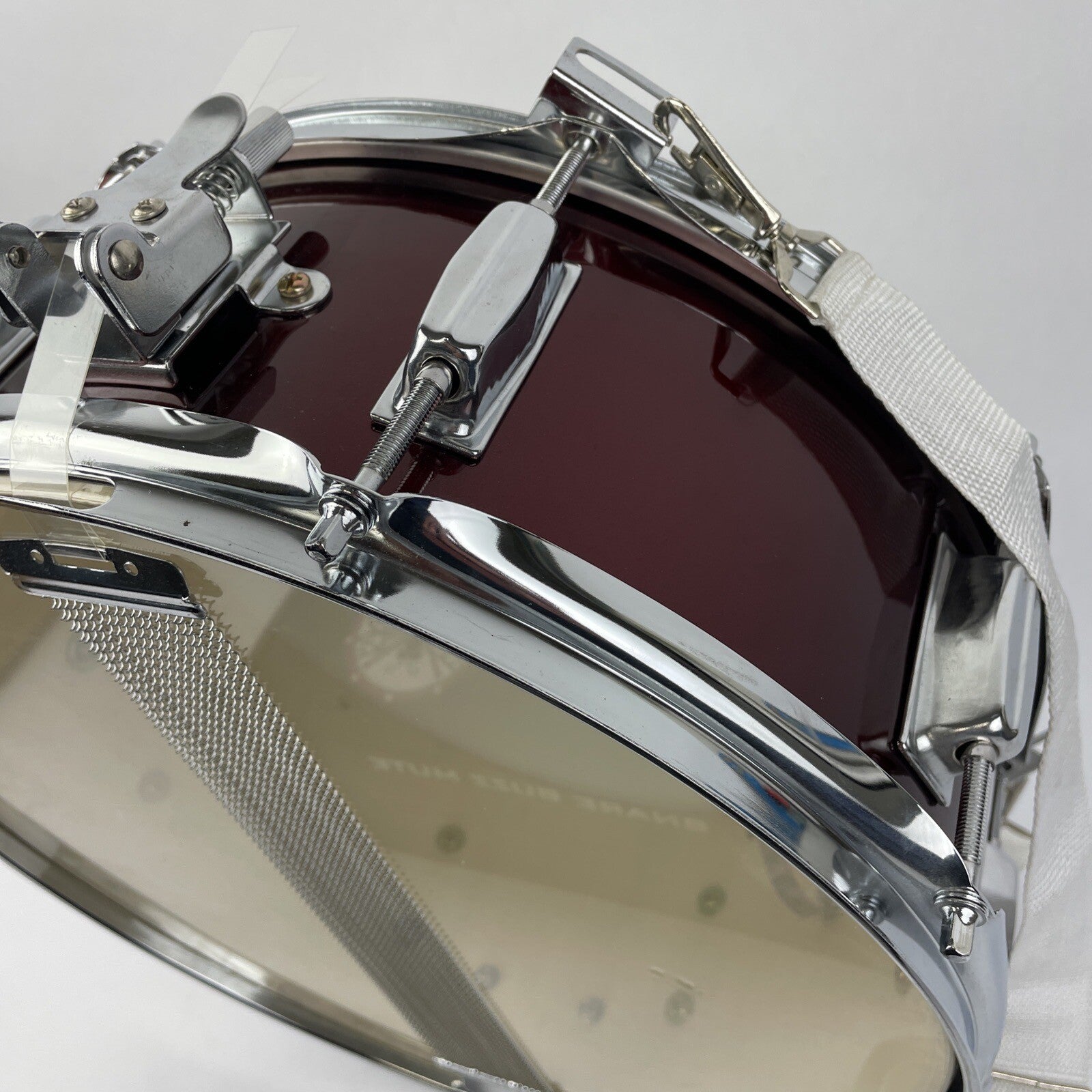 Glory estd. 1962 Student Snare Drums w/ Snare Buzz Kit Metallic Red LOOK - VGC