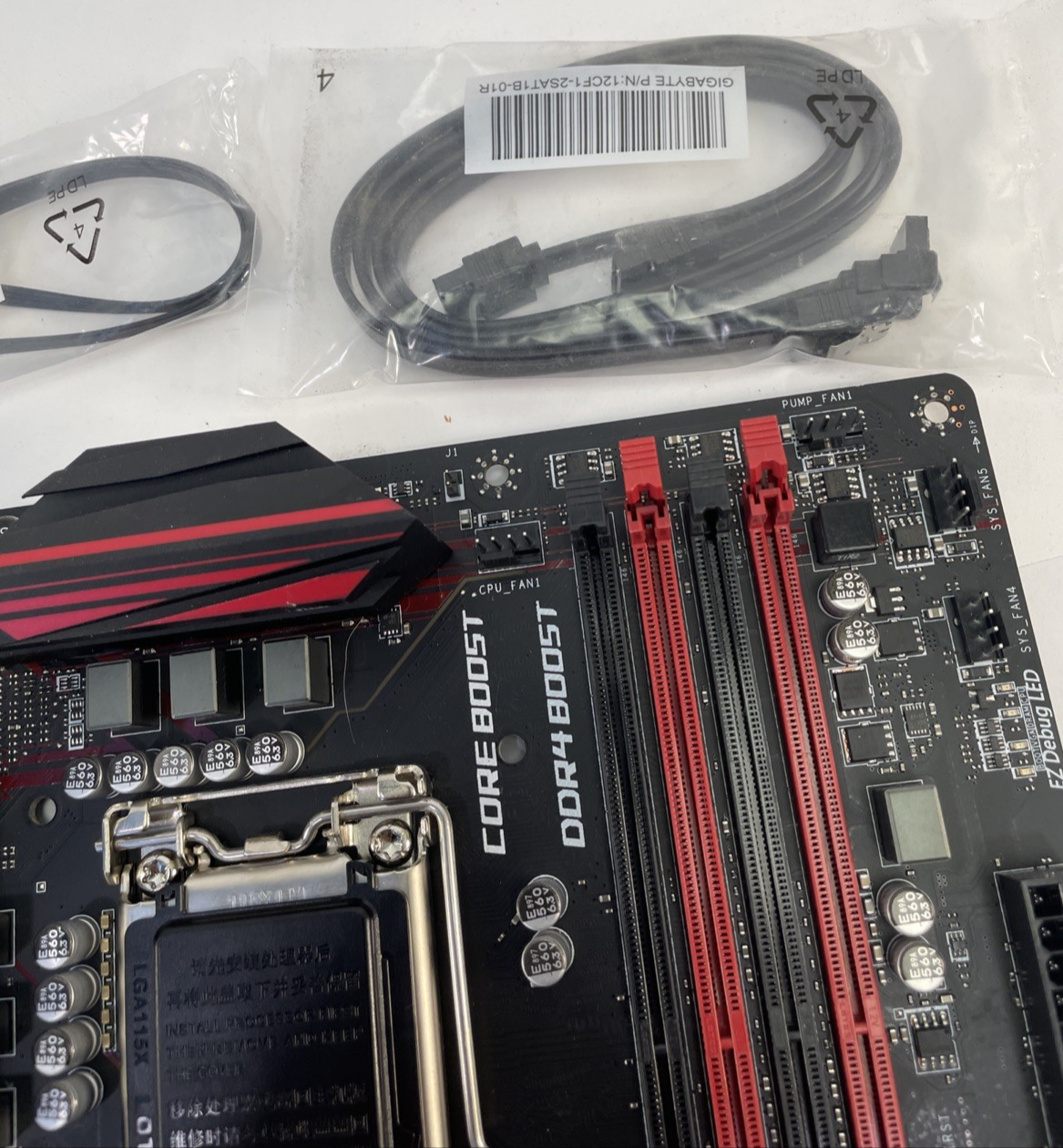 MSi B360 Gaming Plus LGA 1151 ATX Intel DDR4 Motherboard + Extra Accessories