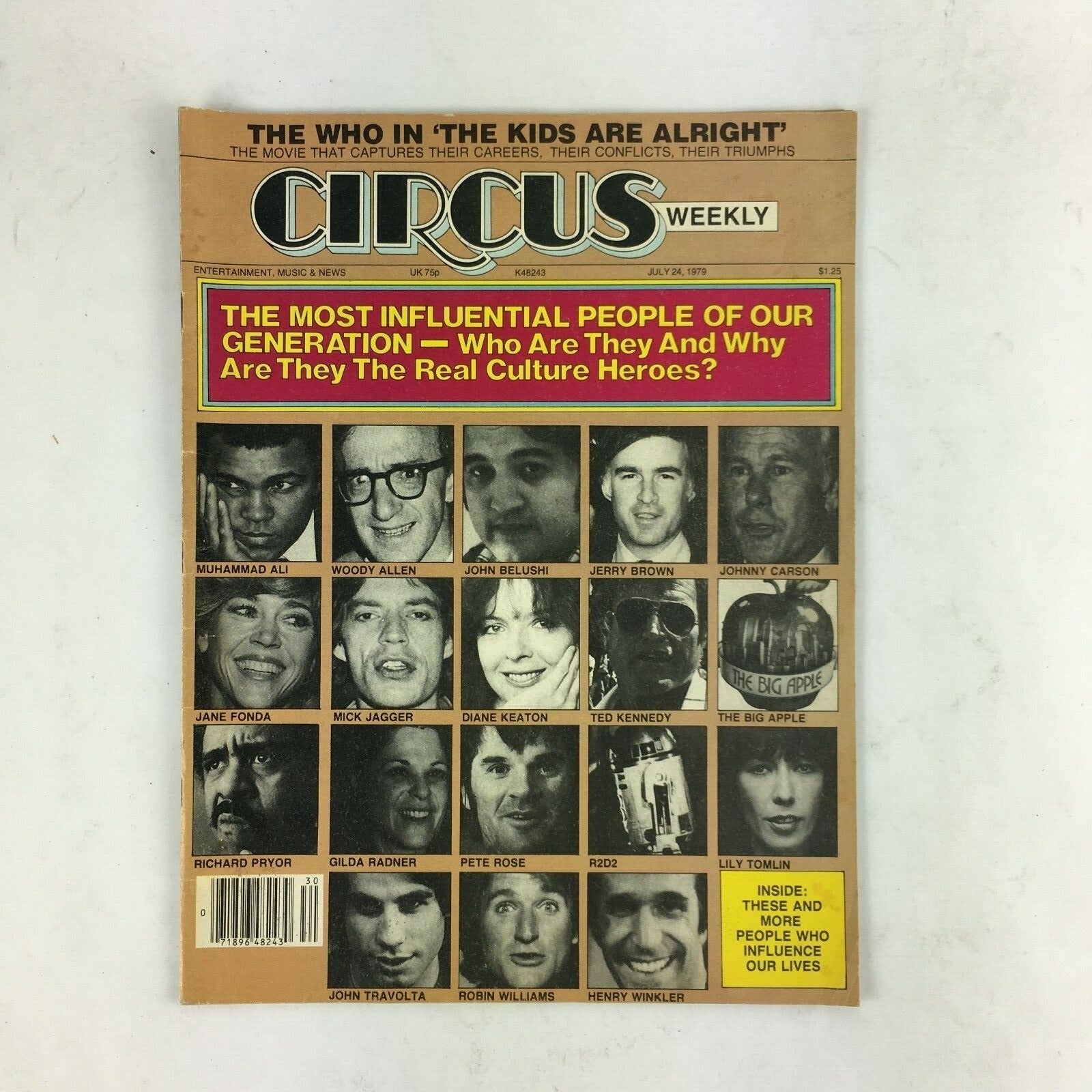 July 24,1979 Circus Magazine The Most Influential People of our Generation