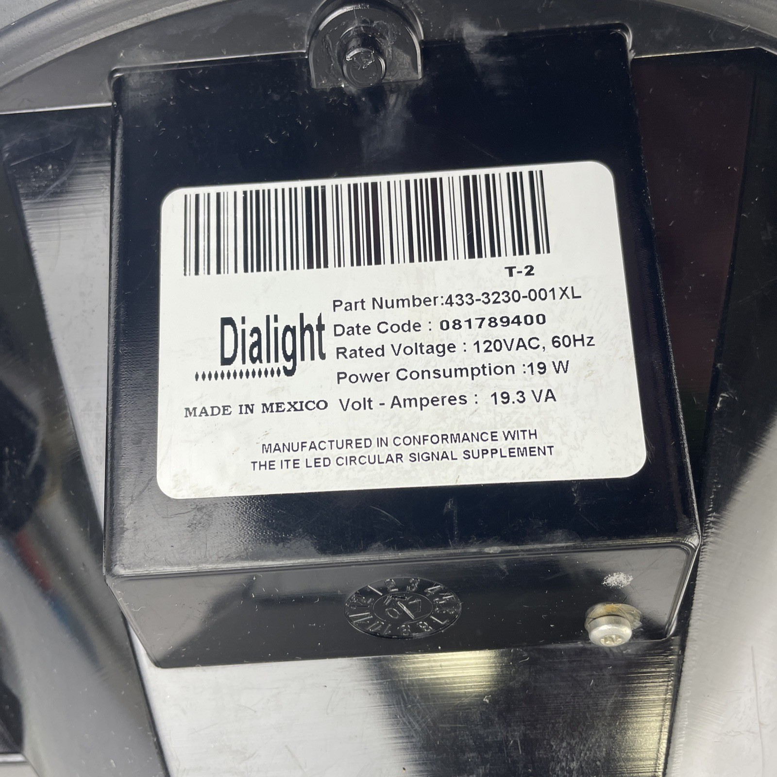 3 Dialight 4333230001XL RED GREEN YELLOW LED Circular Traffic Signal Lights 12"