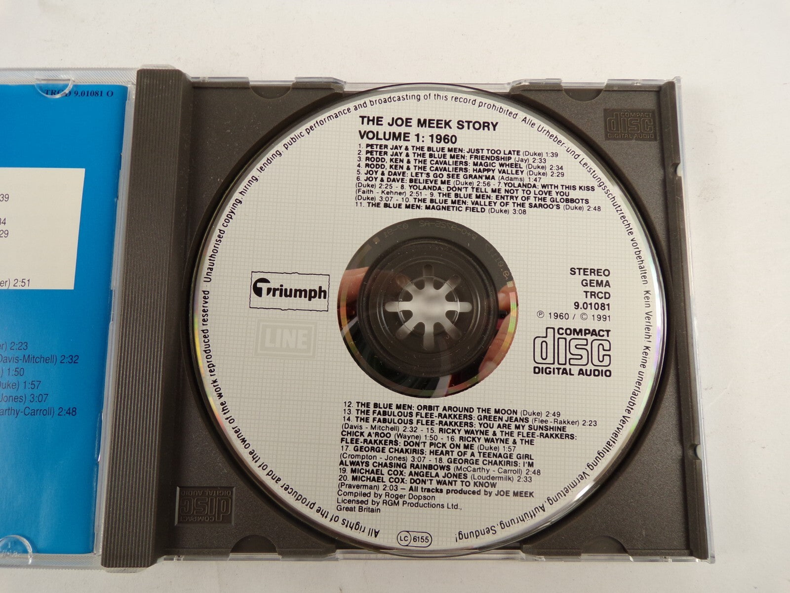 The Joe Meek Story Vol 1 Friendship Magic Wheel Believe Me Green Jeans CD#47