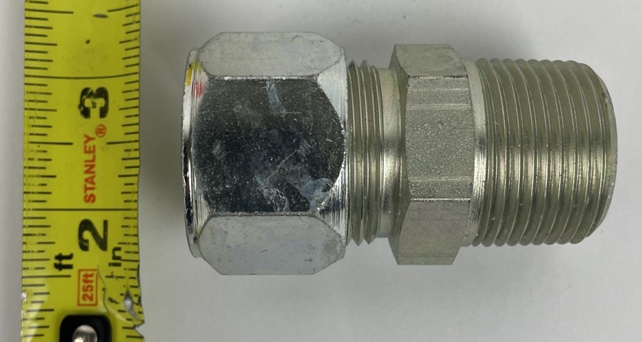 Genuine OEM Parker P16BU Ferulok Male Adapter 1 Tube X 1 NPT Steel