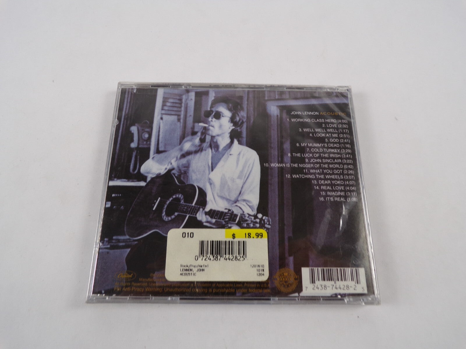 John Lennon New Acoustic Compilation Working Class Hero Love Well Look At CD#45