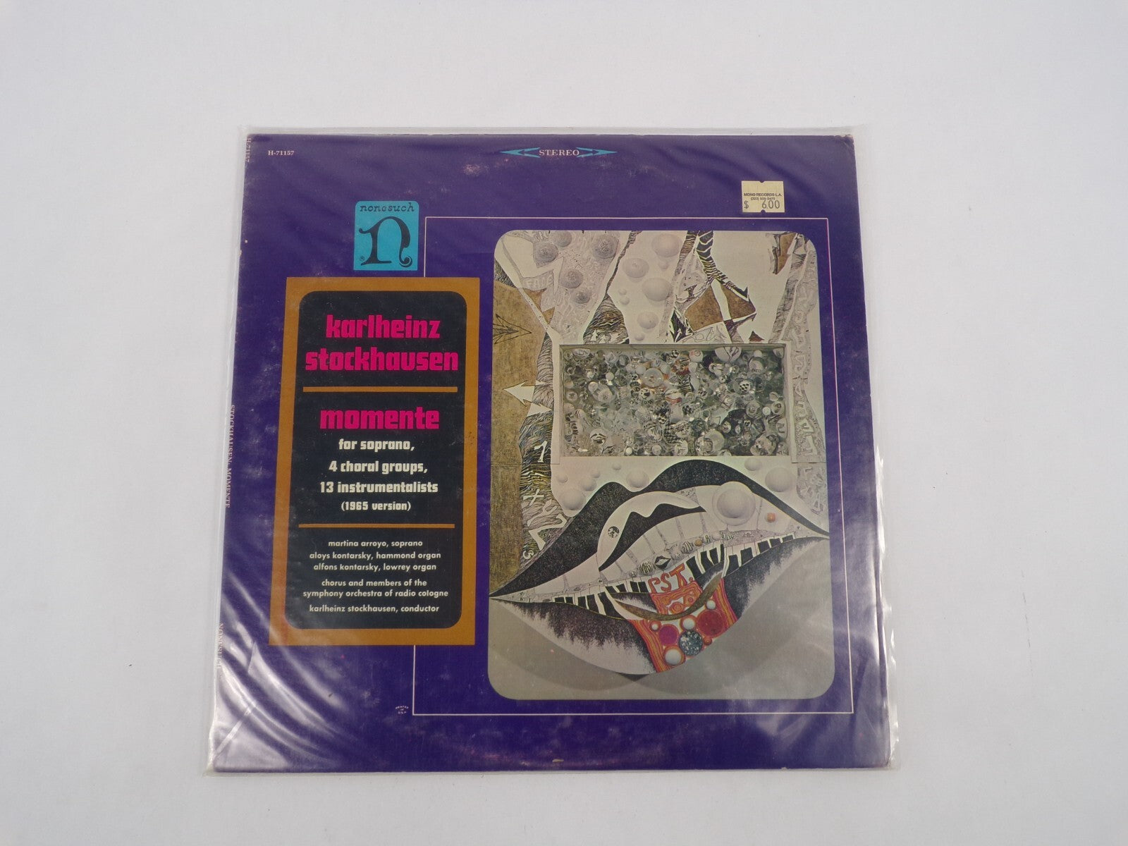 Karlheinz Stockhausen Momente For Soprano, 4 Choral Groups, 13 Instrumentalists