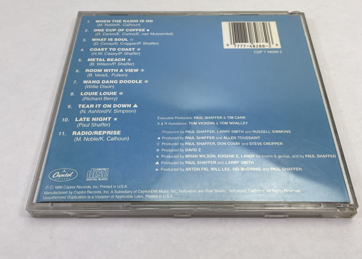 PAUL SHAFFER Coast To Coast CD Good Condition Jewel Case Wear